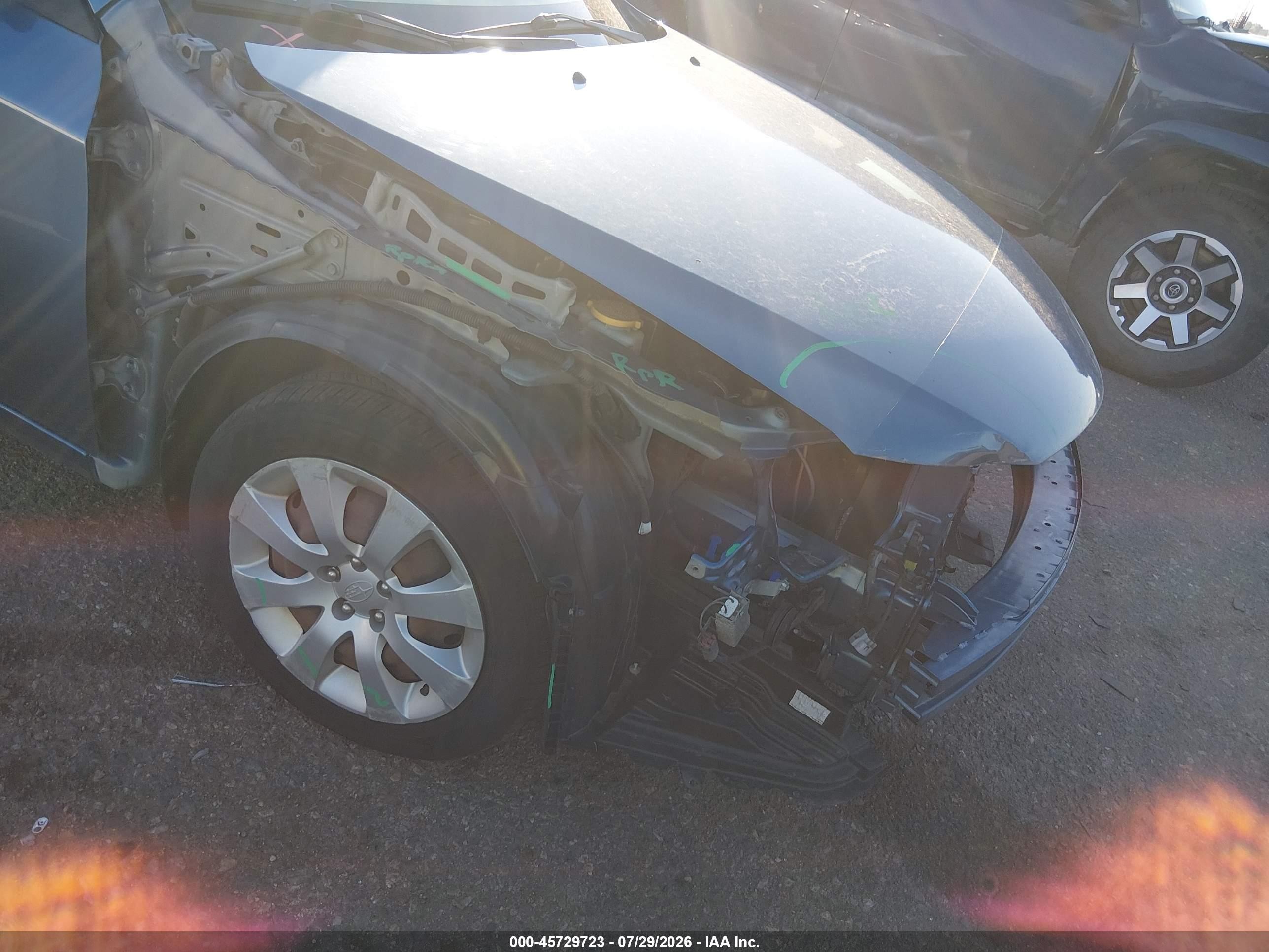 2009 Subaru Impreza 2.5i Синий vin: JF1GH61659H815831