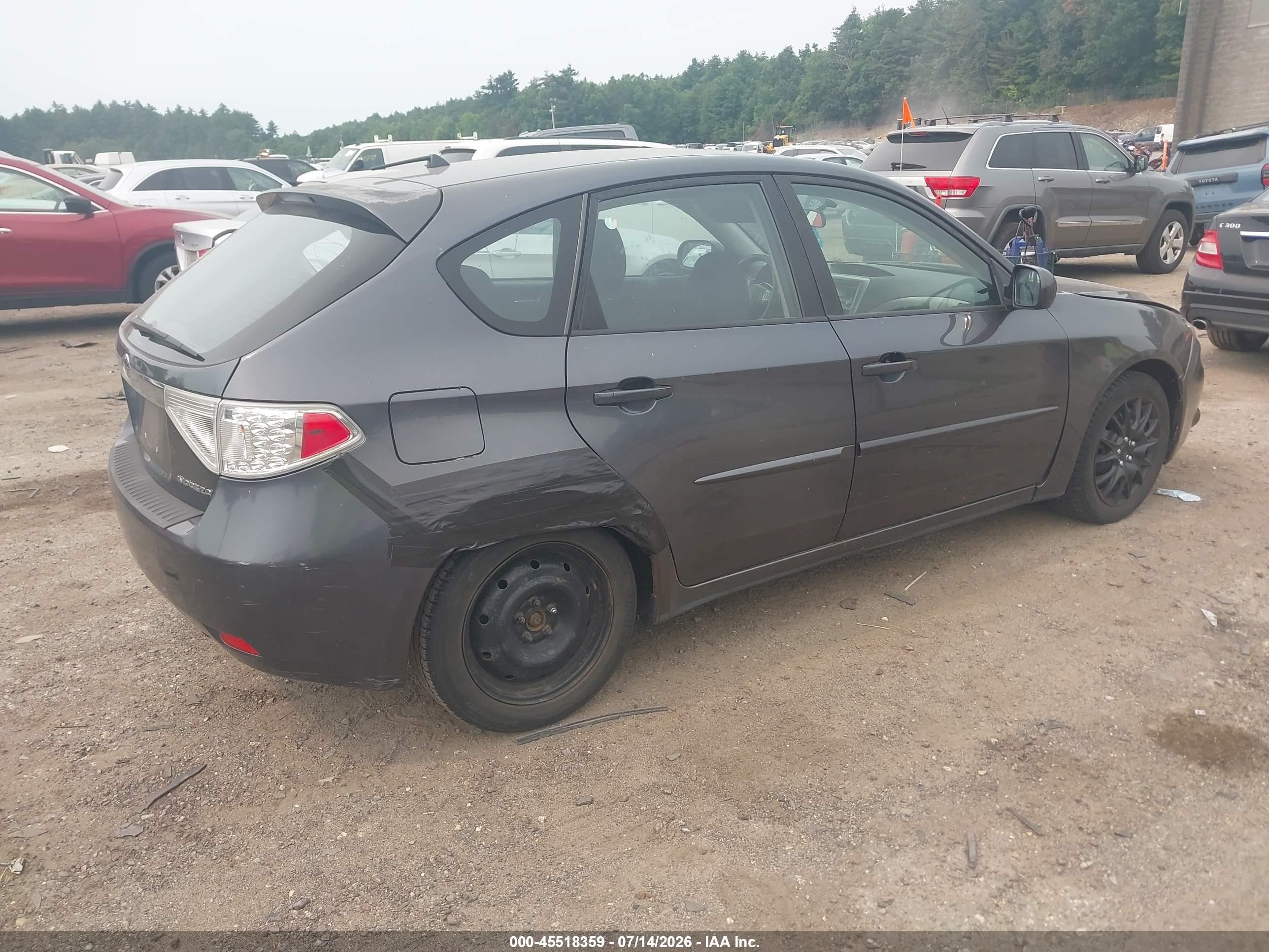 2009 Subaru Impreza 2.5i Gray vin: JF1GH61659H824822