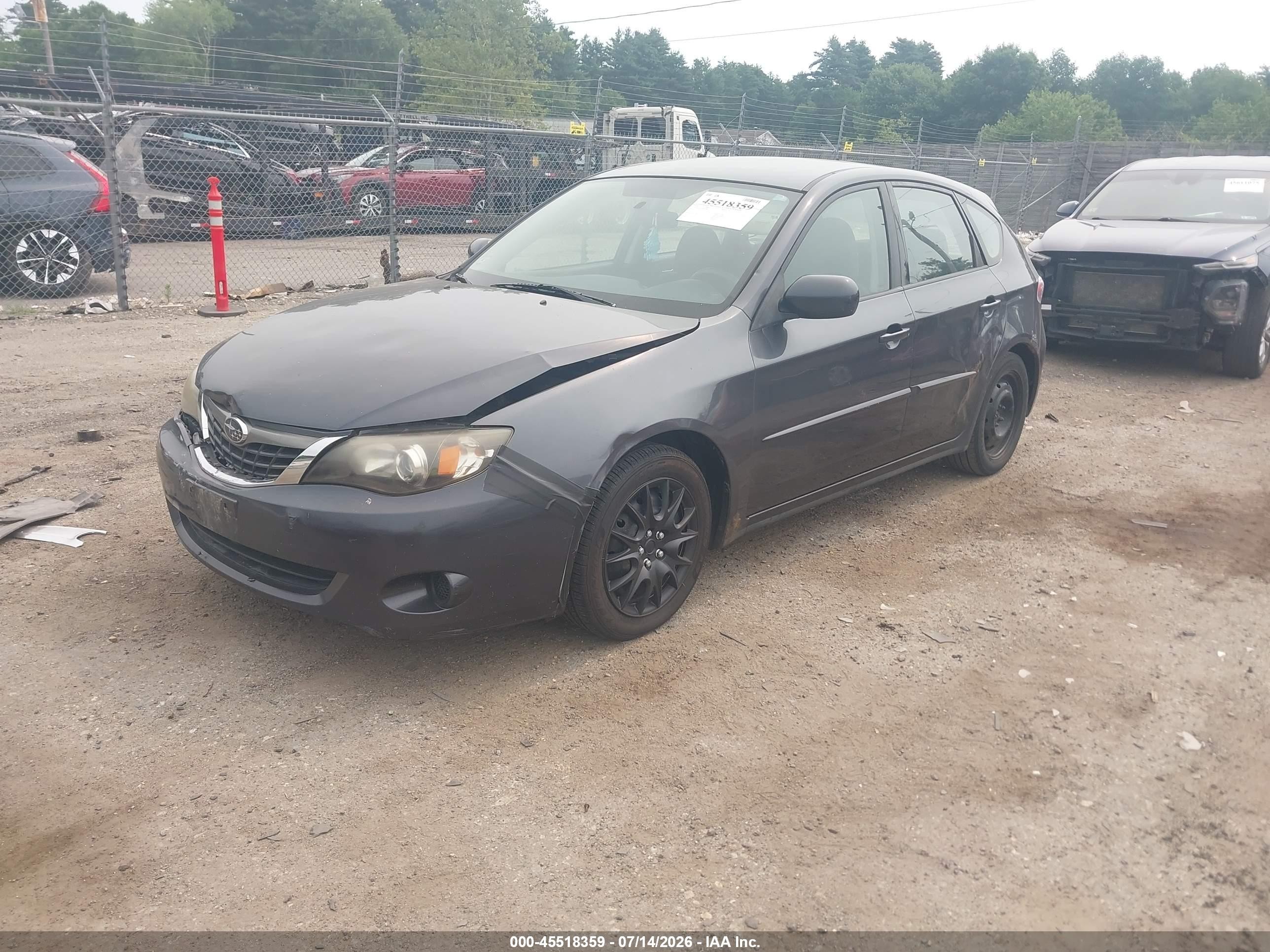 2009 Subaru Impreza 2.5i Gray vin: JF1GH61659H824822