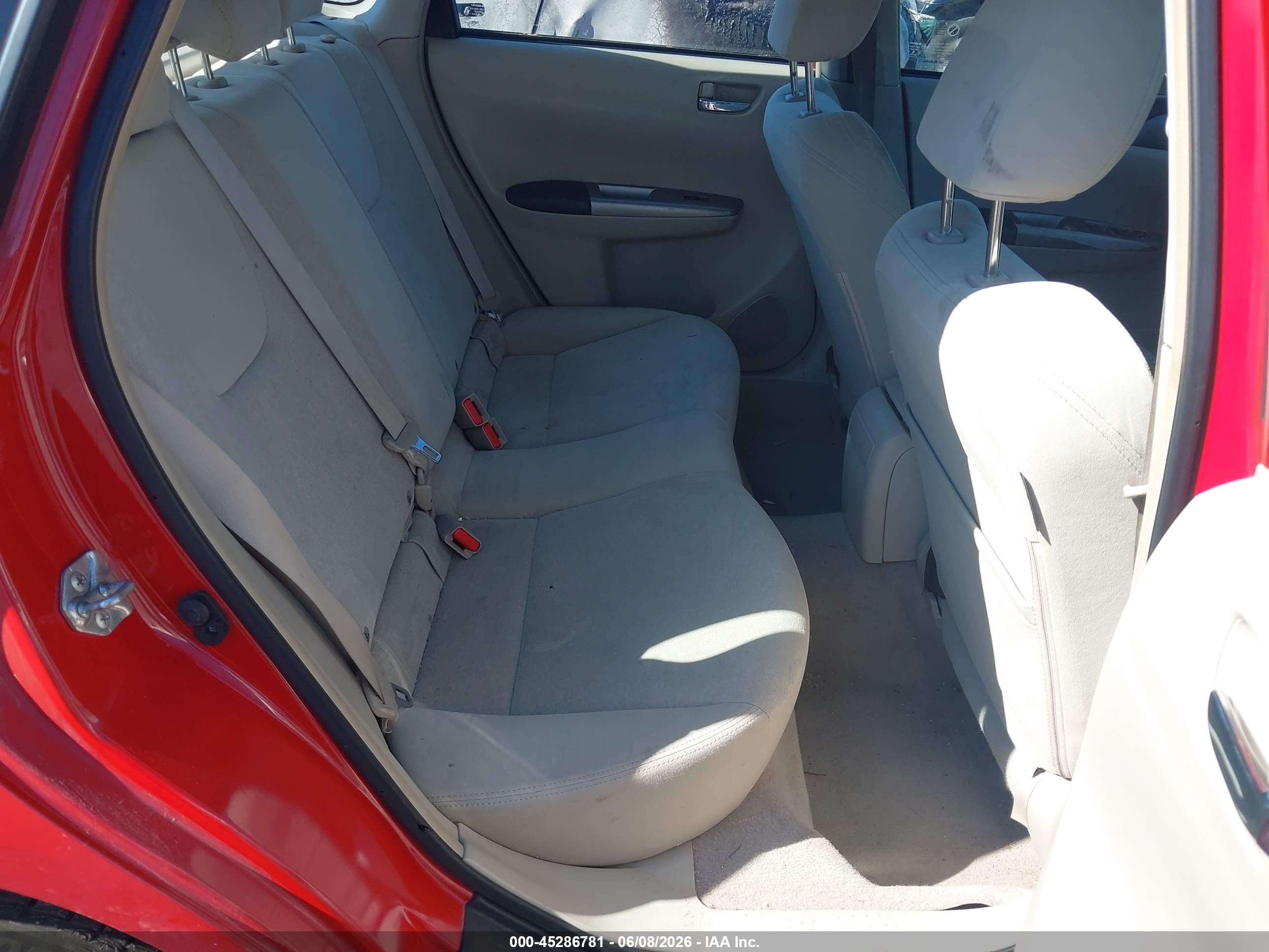 2008 Subaru Impreza Wagon (natl) I Red vin: JF1GH61668H818364
