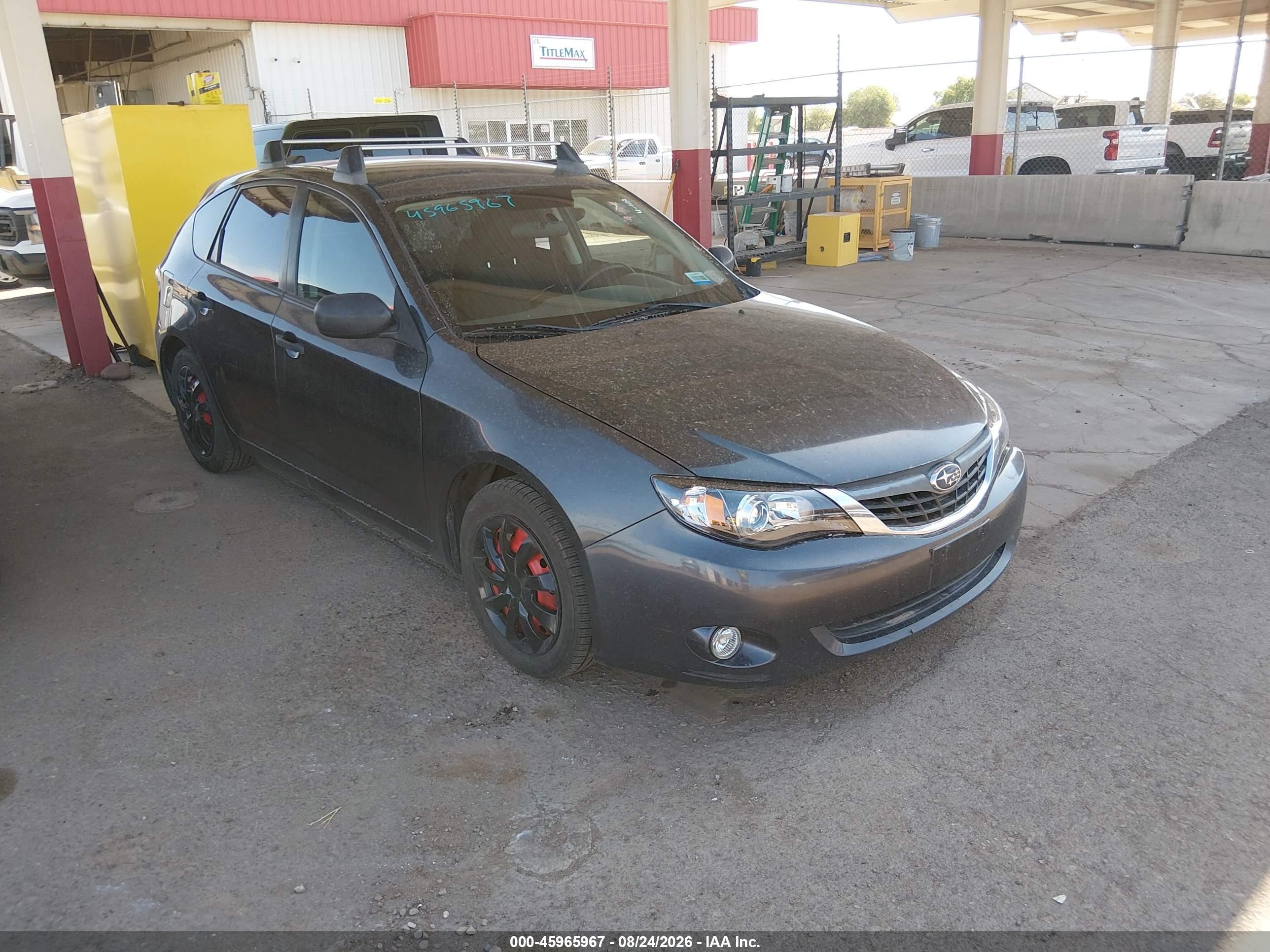2008 Subaru Impreza 2.5i Gray vin: JF1GH61668H838405