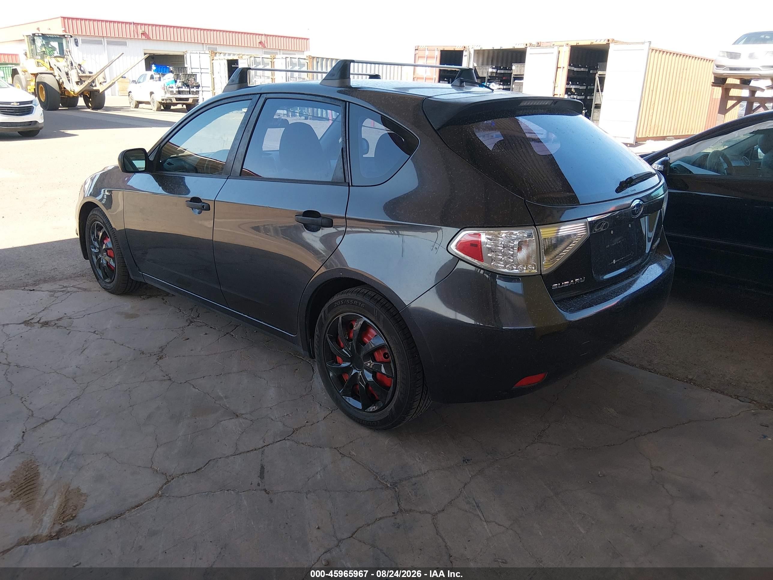 2008 Subaru Impreza 2.5i Gray vin: JF1GH61668H838405