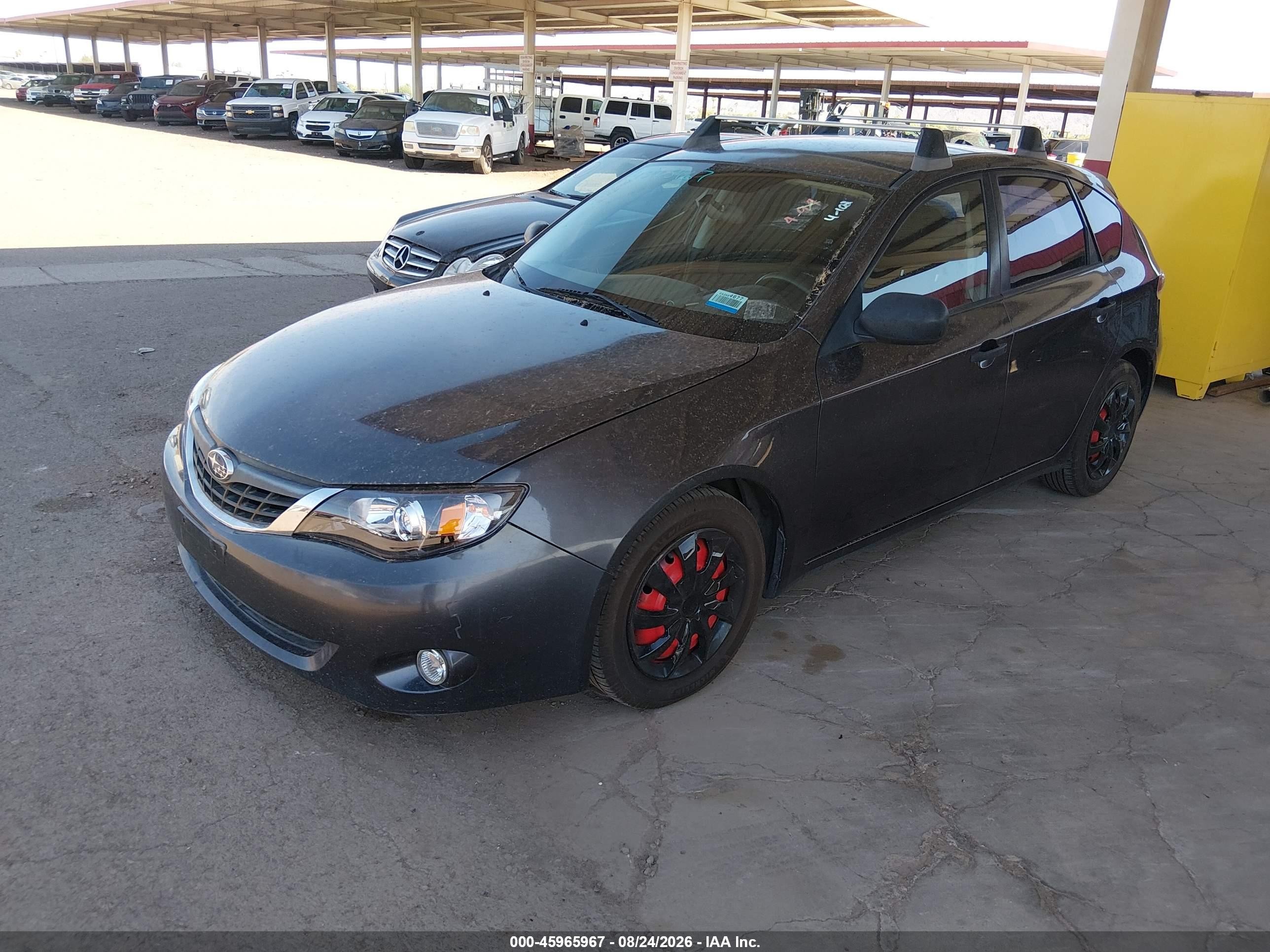 2008 Subaru Impreza 2.5i Gray vin: JF1GH61668H838405