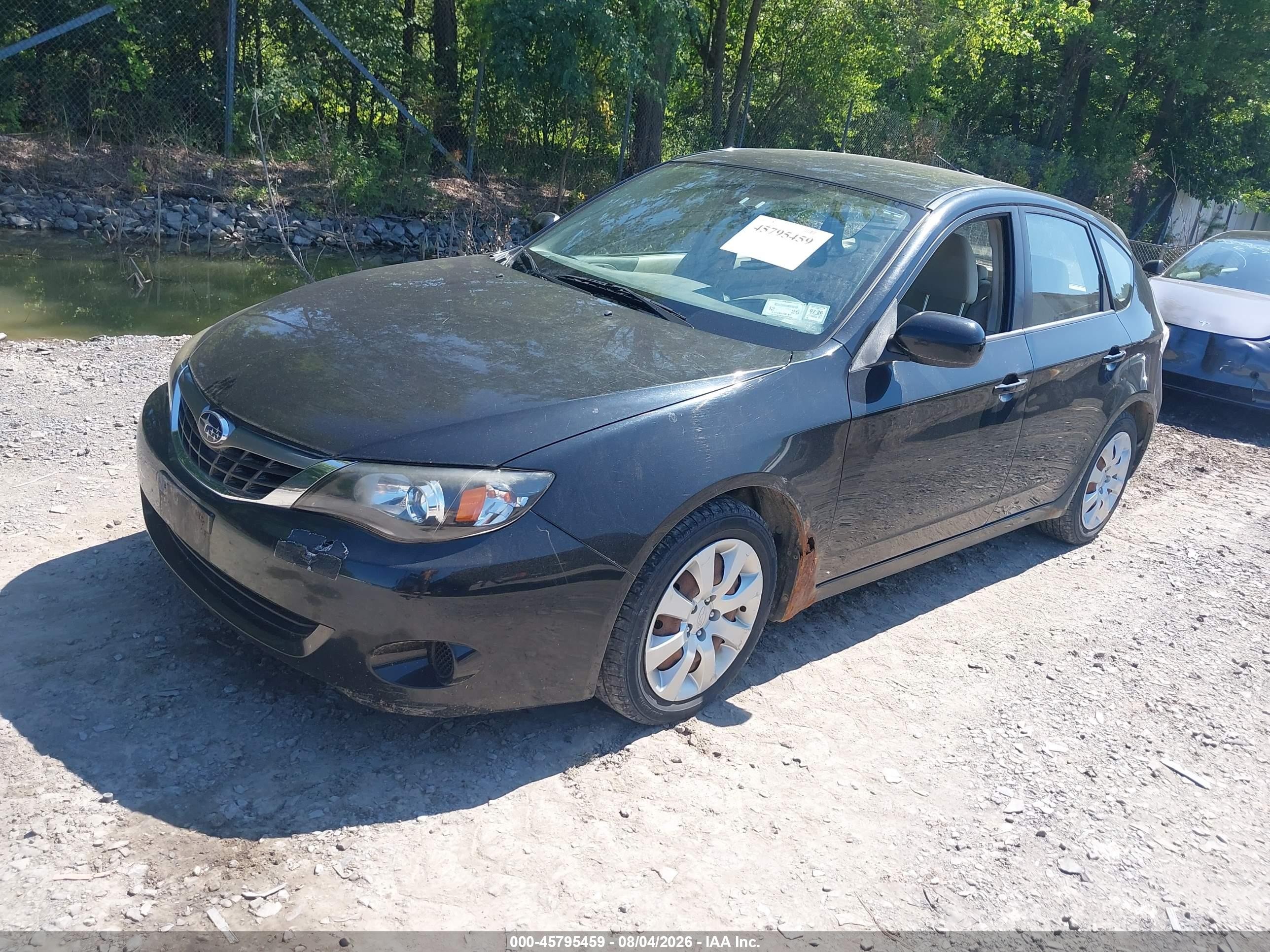 2009 Subaru Impreza 2.5i Black vin: JF1GH61669H809360