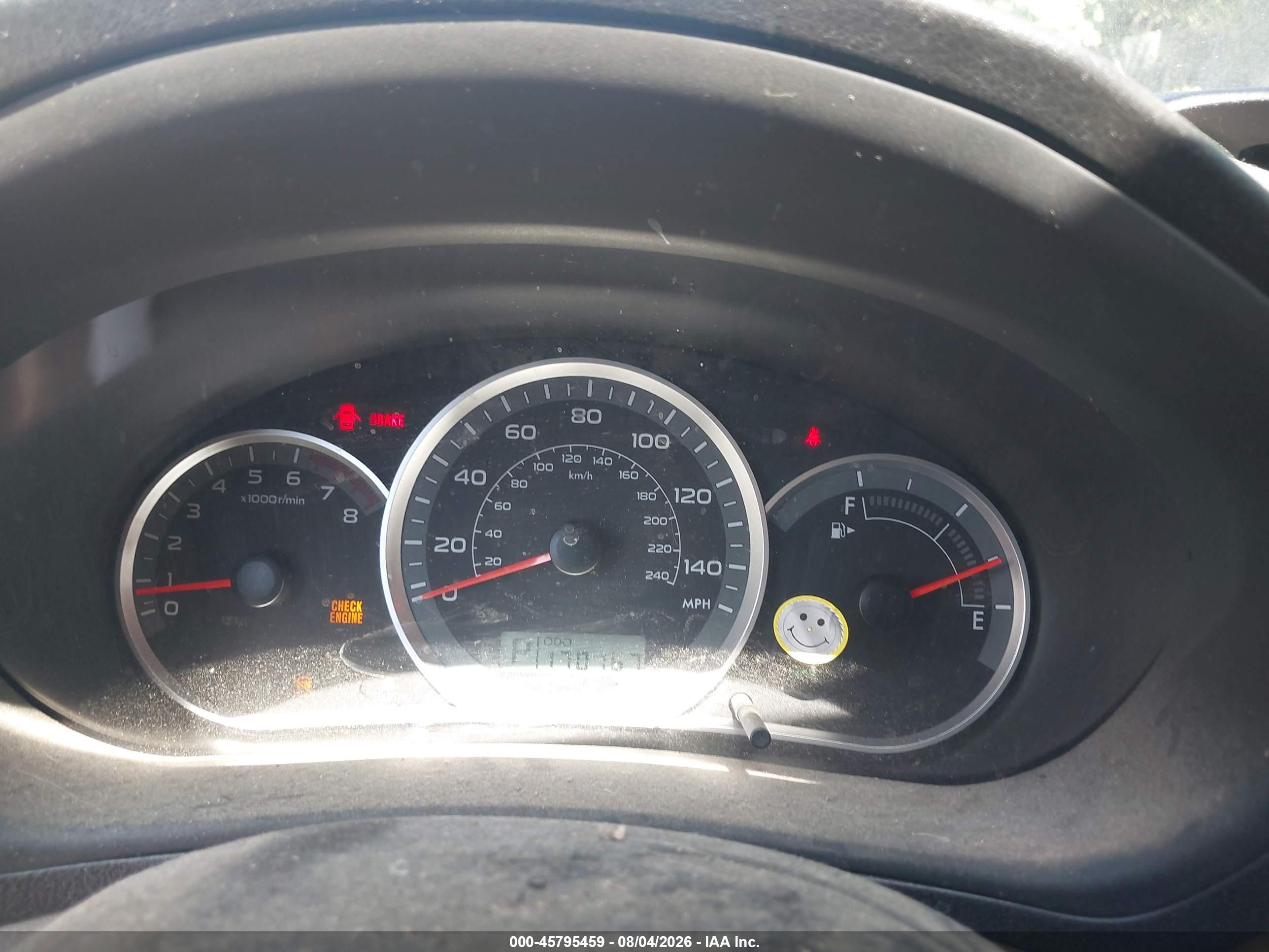 2009 Subaru Impreza 2.5i Black vin: JF1GH61669H809360