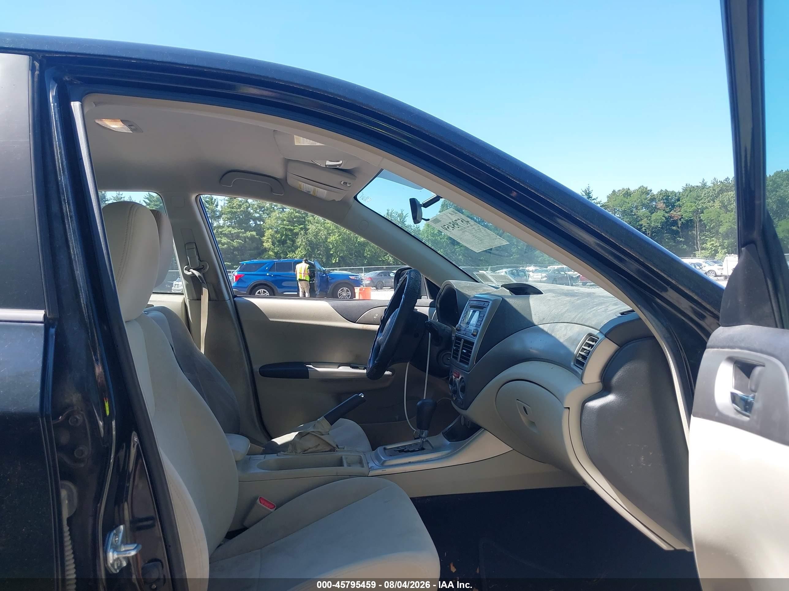 2009 Subaru Impreza 2.5i Black vin: JF1GH61669H809360