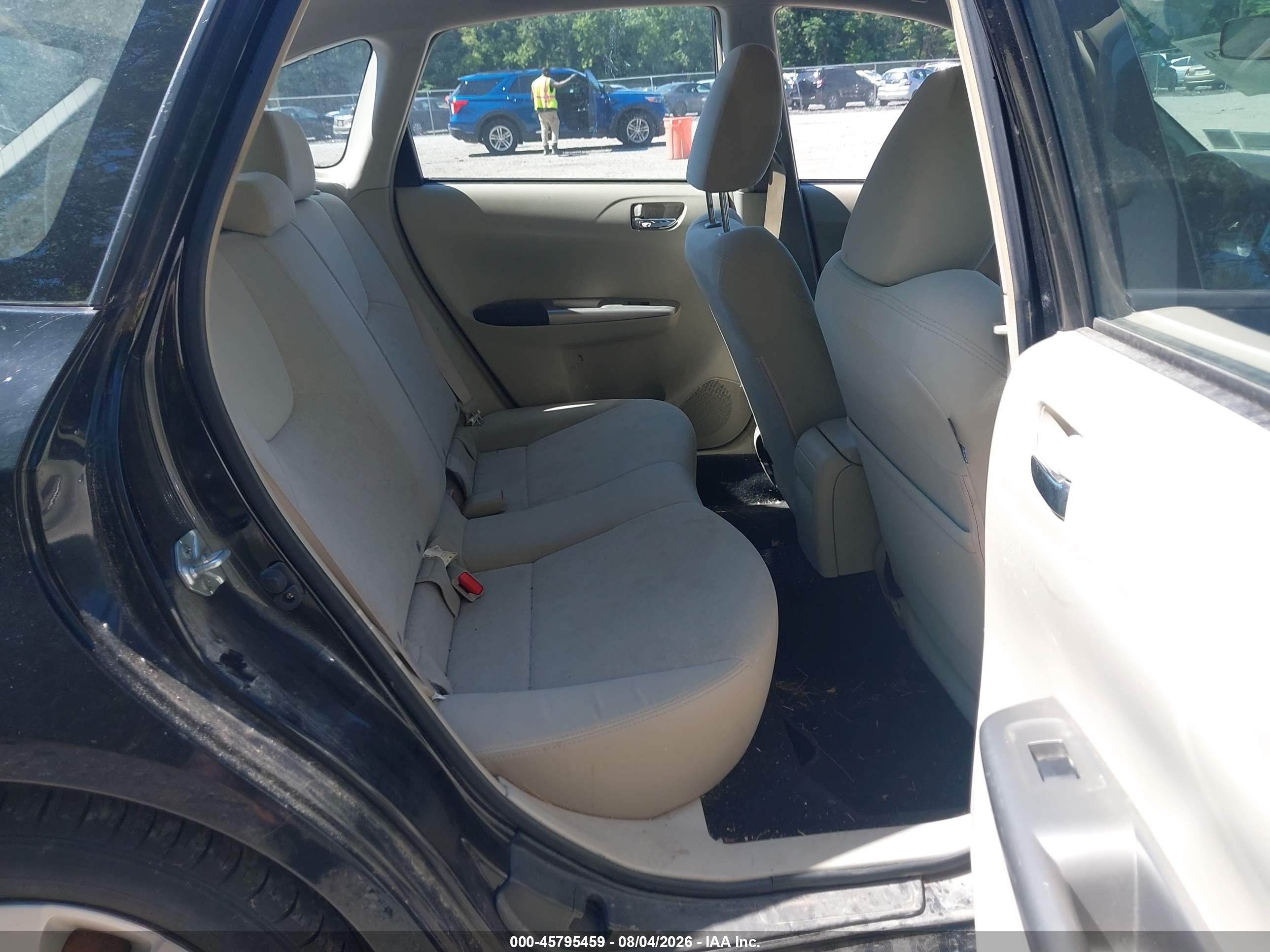 2009 Subaru Impreza 2.5i Black vin: JF1GH61669H809360