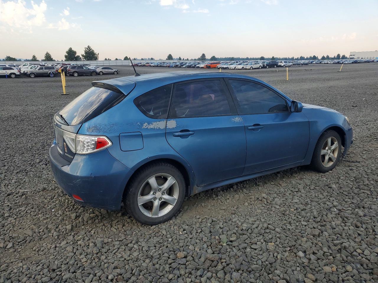 2008 Subaru Impreza 2.5i Blue vin: JF1GH61678H814002