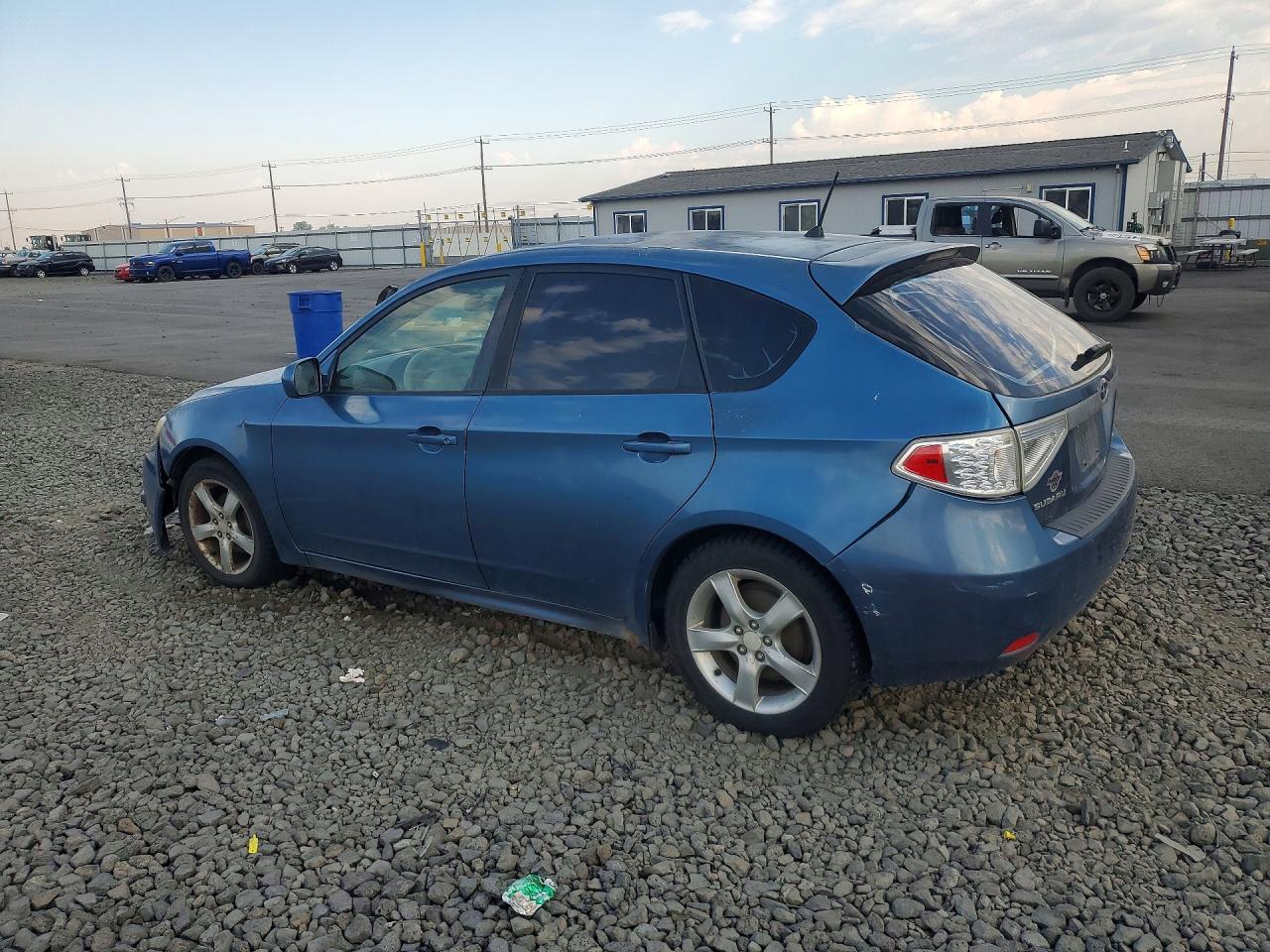 2008 Subaru Impreza 2.5i Blue vin: JF1GH61678H814002