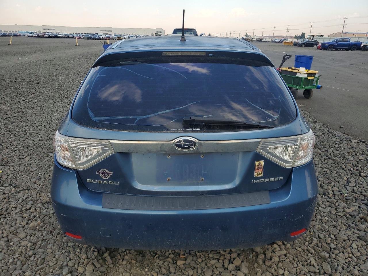 2008 Subaru Impreza 2.5i Blue vin: JF1GH61678H814002