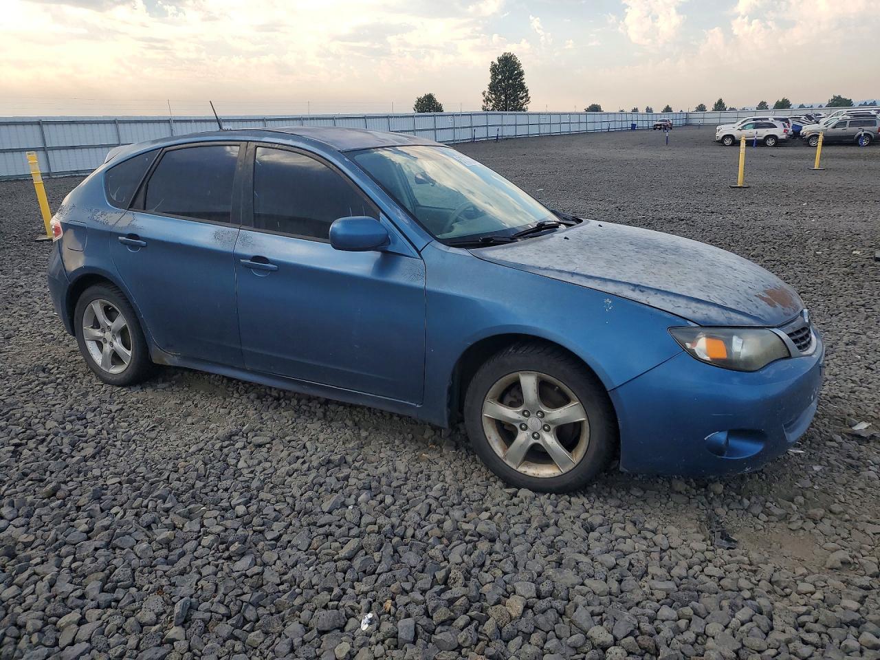 2008 Subaru Impreza 2.5i Blue vin: JF1GH61678H814002