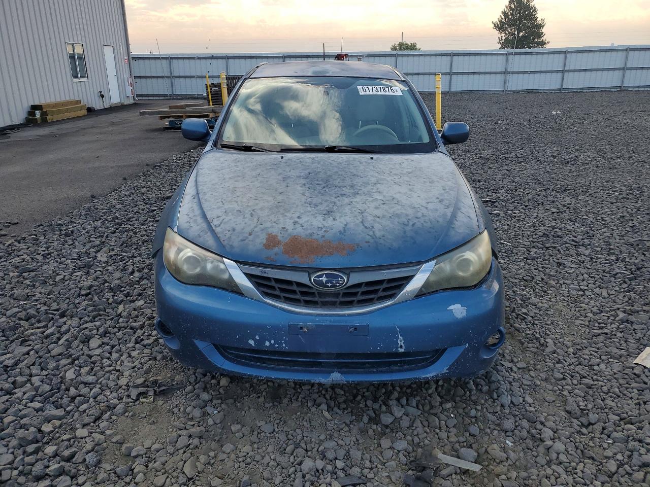 2008 Subaru Impreza 2.5i Blue vin: JF1GH61678H814002