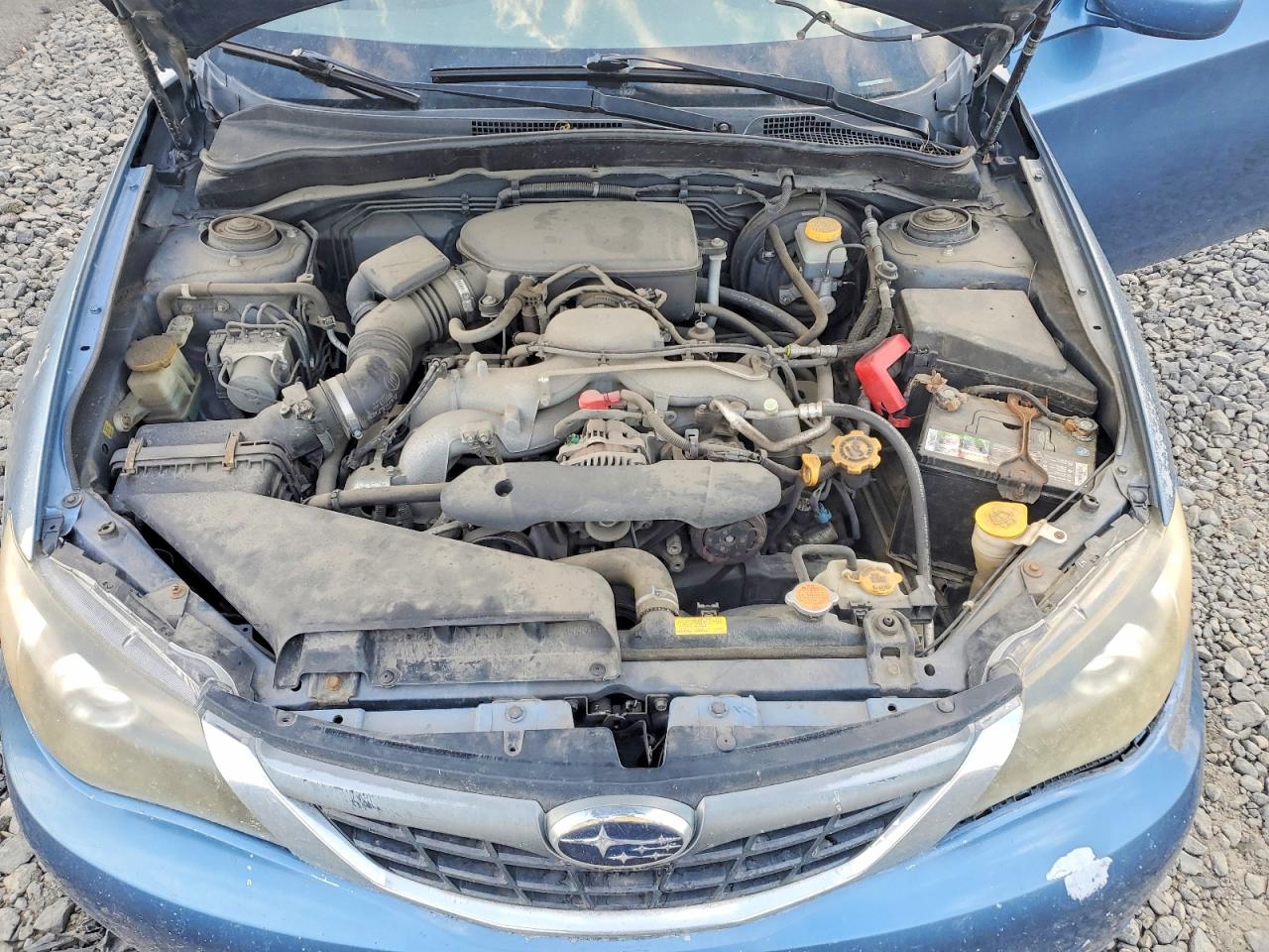 2008 Subaru Impreza 2.5i Blue vin: JF1GH61678H814002