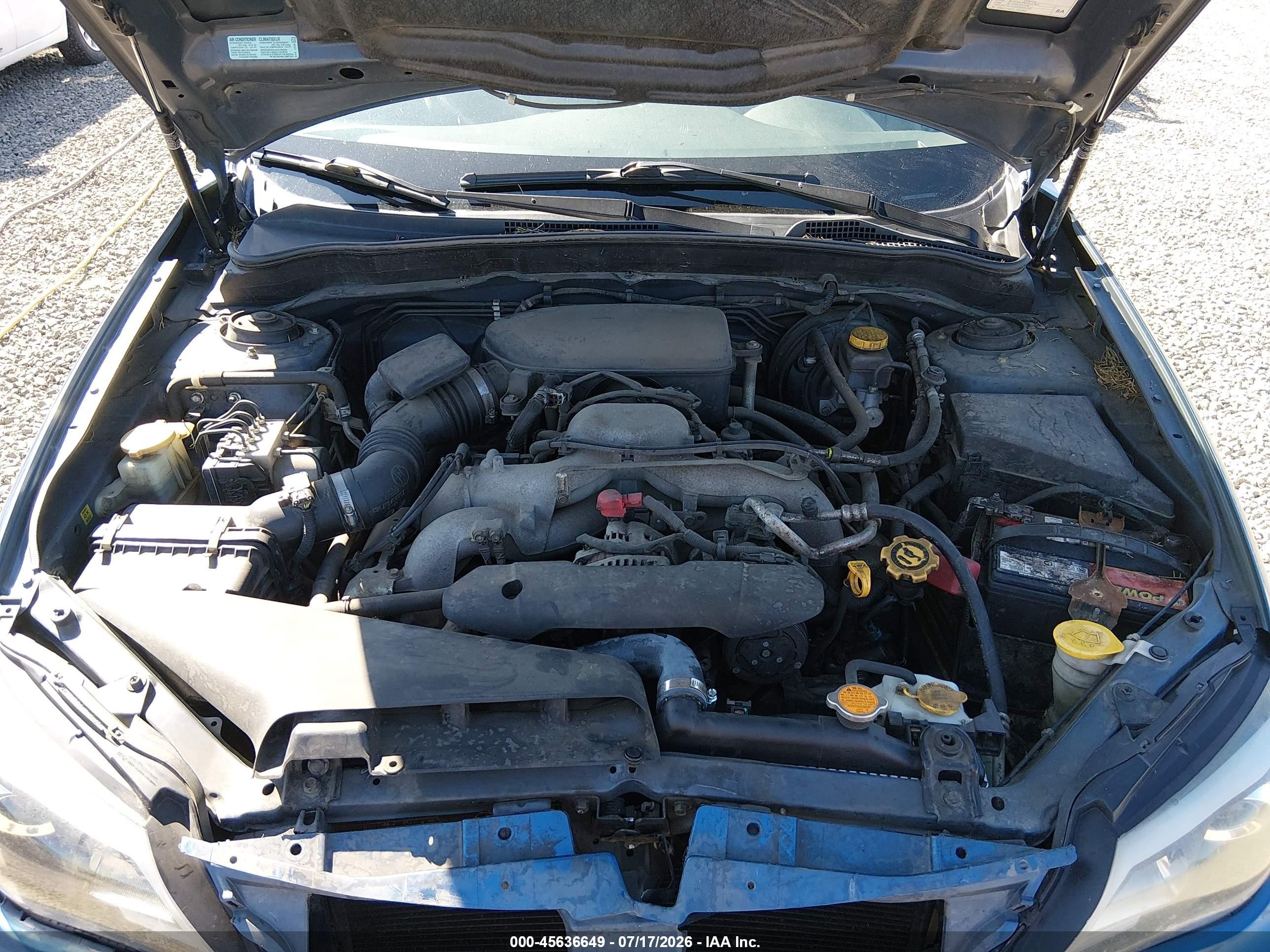 2009 Subaru Impreza 2.5i Blue vin: JF1GH61679H812686