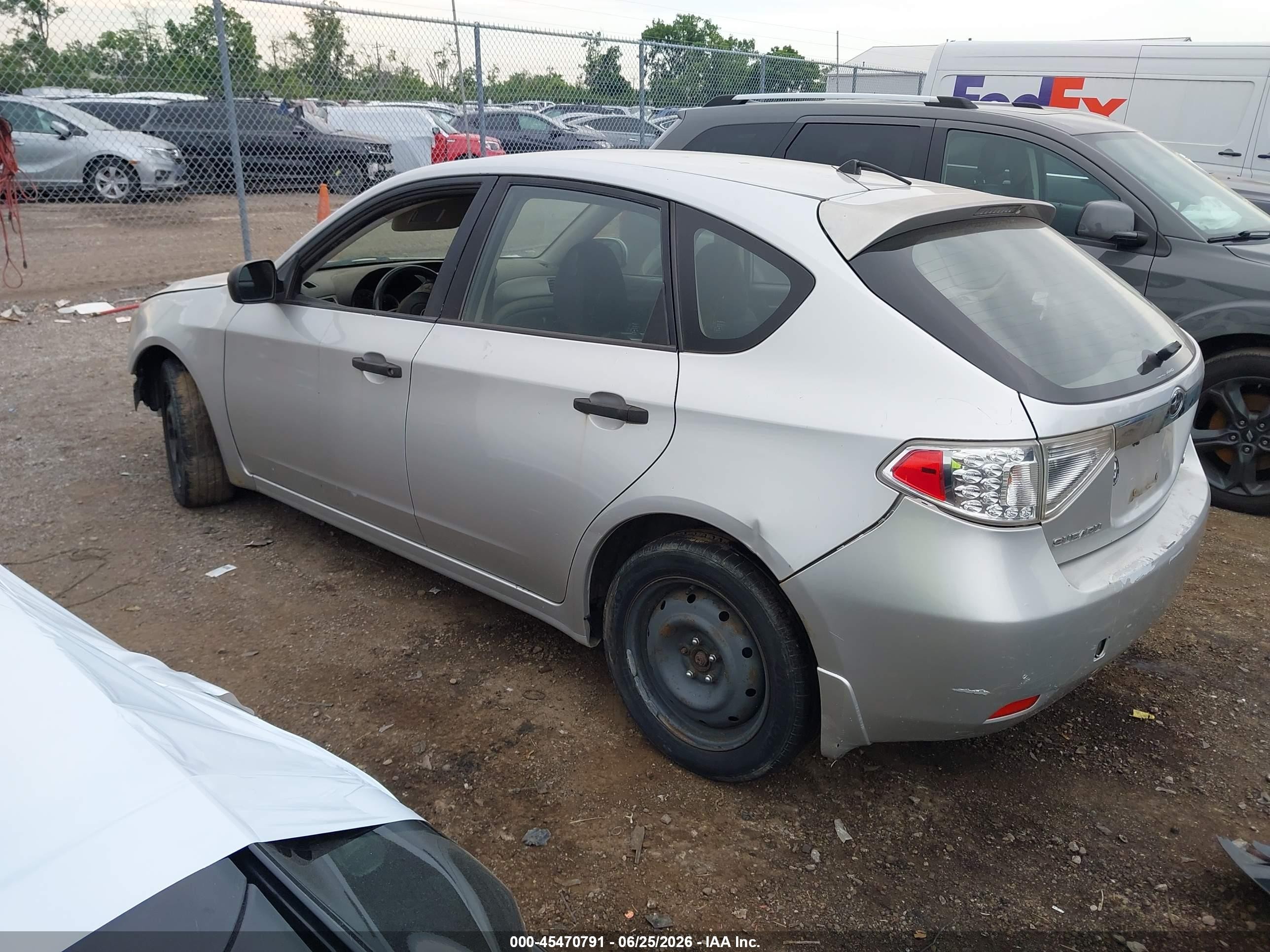 2008 Subaru Impreza Wagon (natl) I Silver vin: JF1GH61688G809171