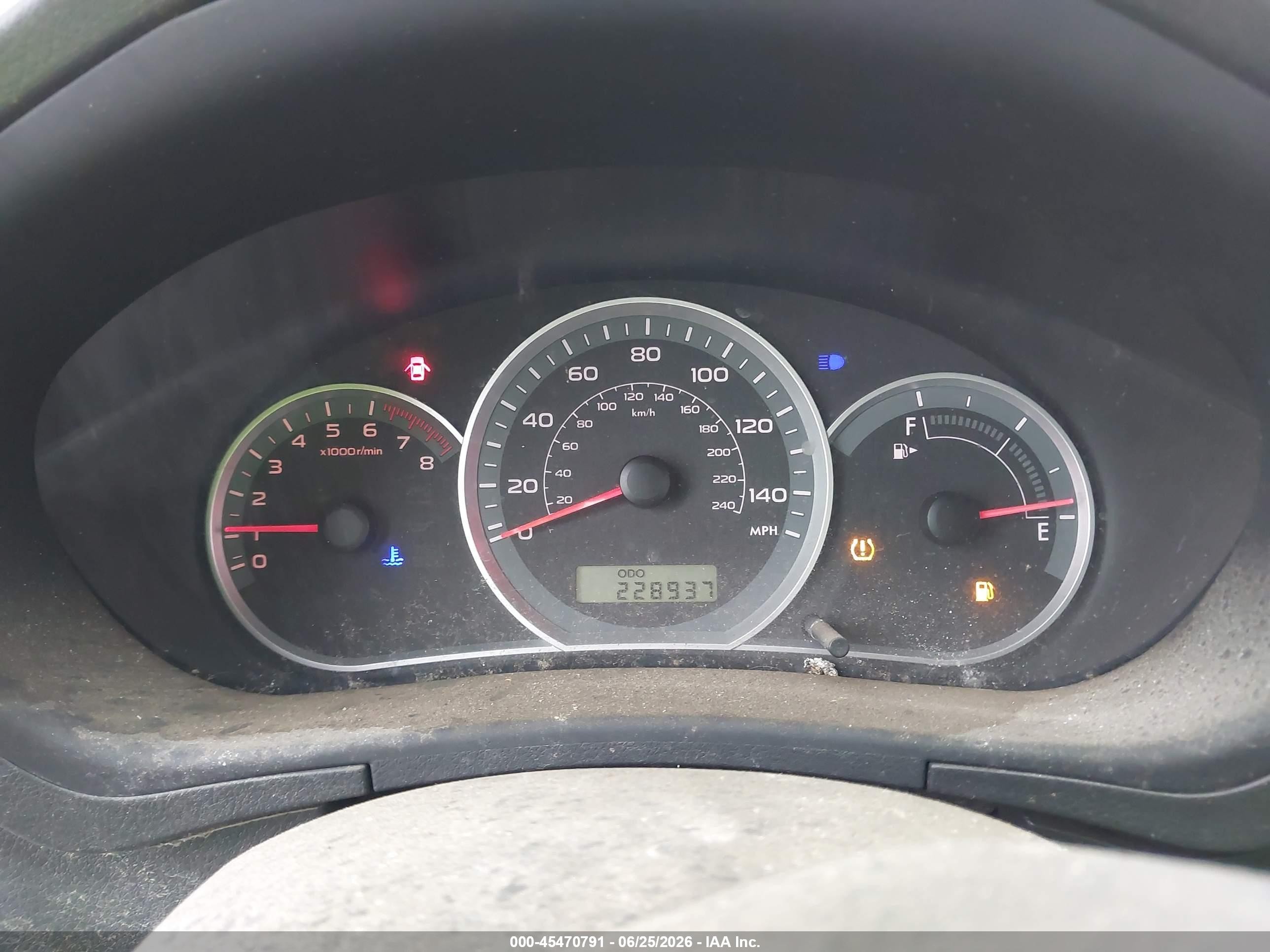2008 Subaru Impreza Wagon (natl) I Silver vin: JF1GH61688G809171