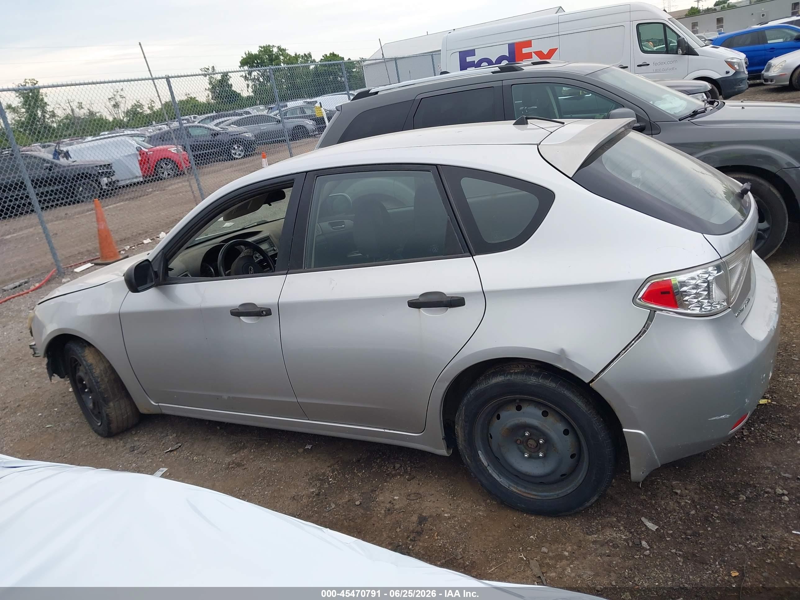 2008 Subaru Impreza Wagon (natl) I Silver vin: JF1GH61688G809171