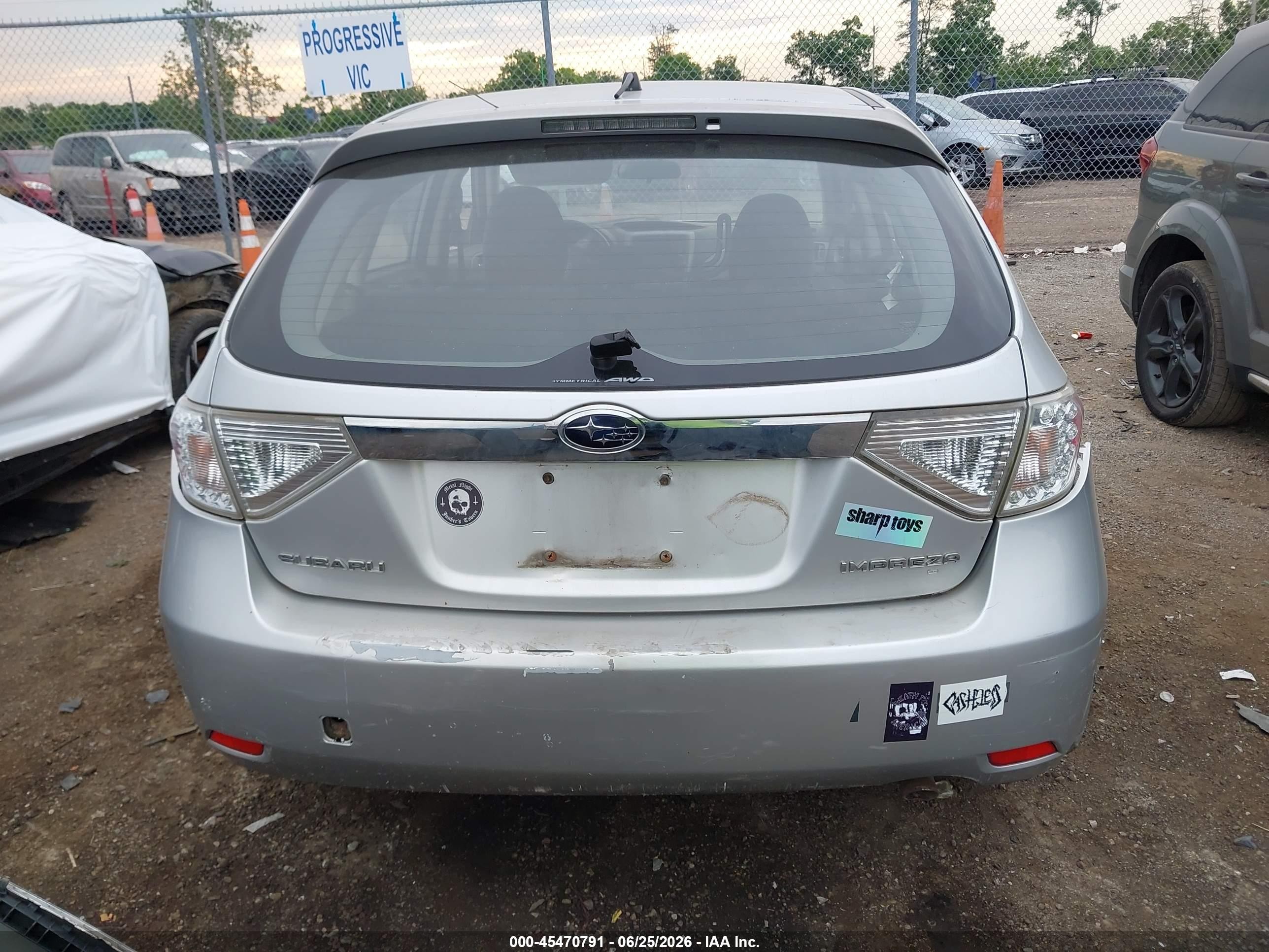 2008 Subaru Impreza Wagon (natl) I Silver vin: JF1GH61688G809171