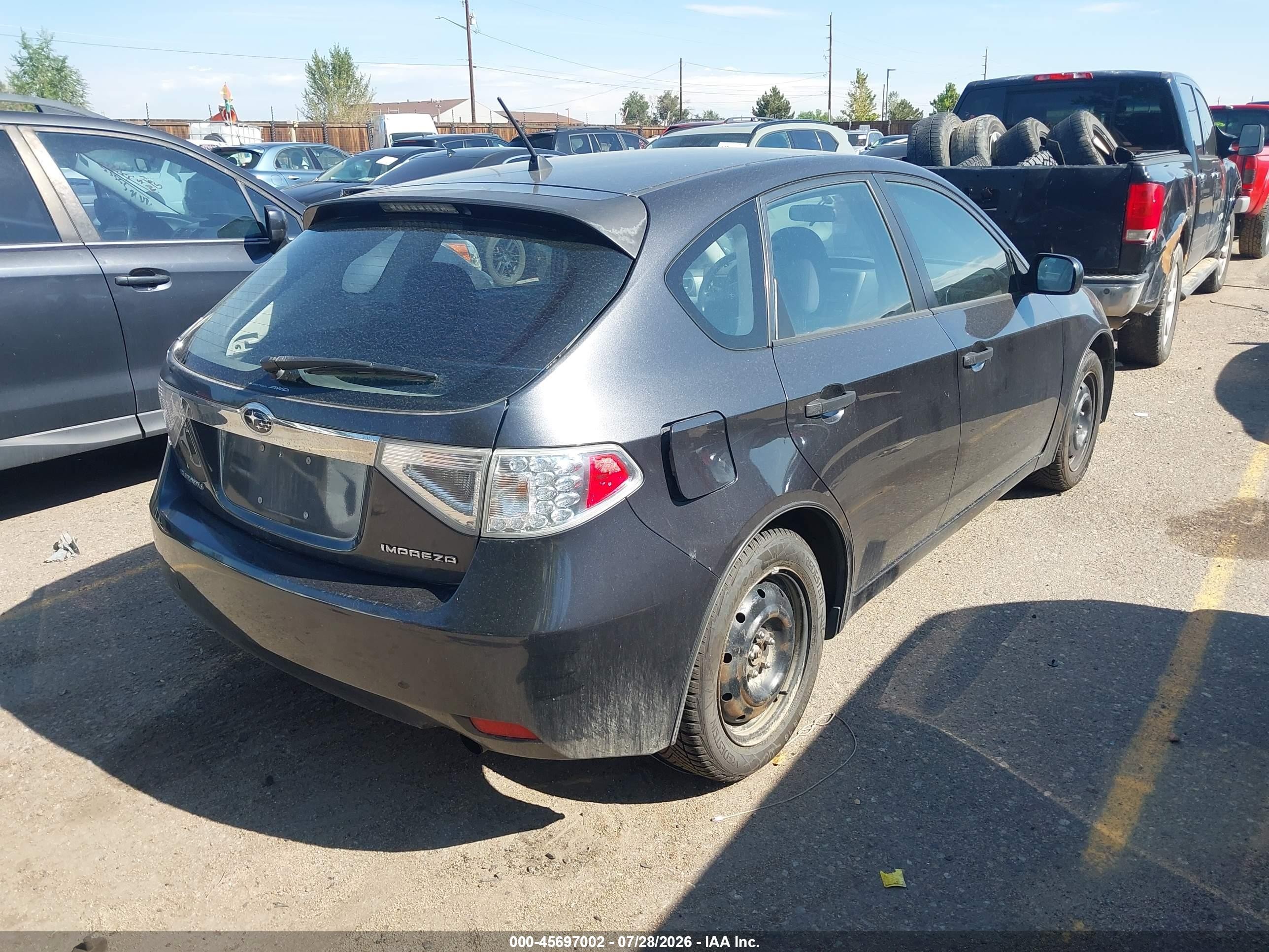 2008 Subaru Impreza Wagon (natl) I Black vin: JF1GH61688H830273