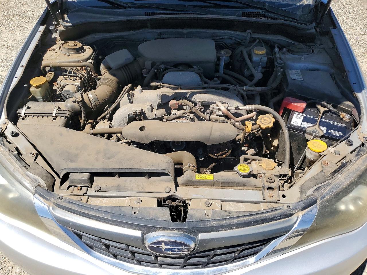 2008 Subaru Impreza 2.5i Silver vin: JF1GH61698G838470