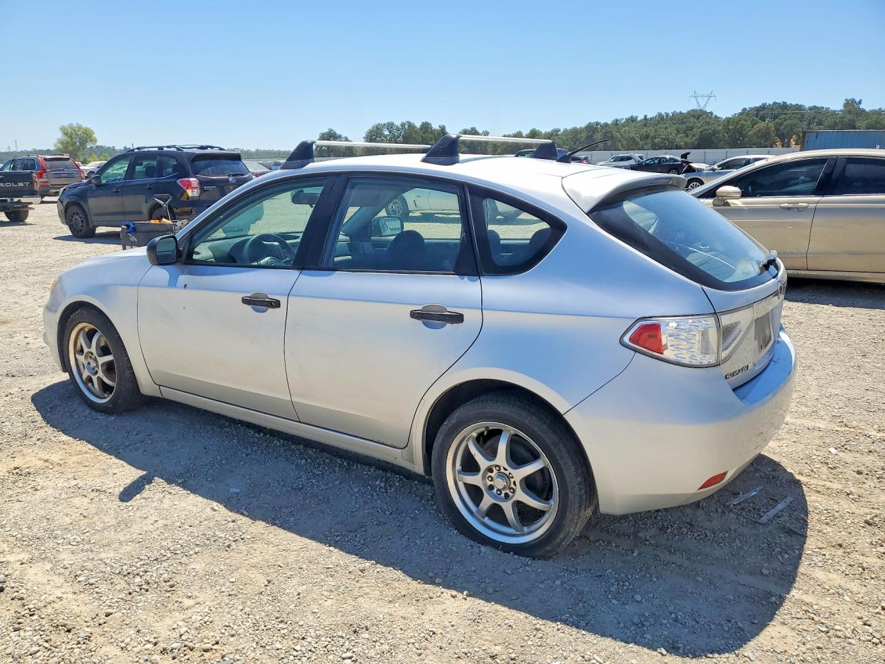 2008 Subaru Impreza 2.5i Silver vin: JF1GH61698G838470