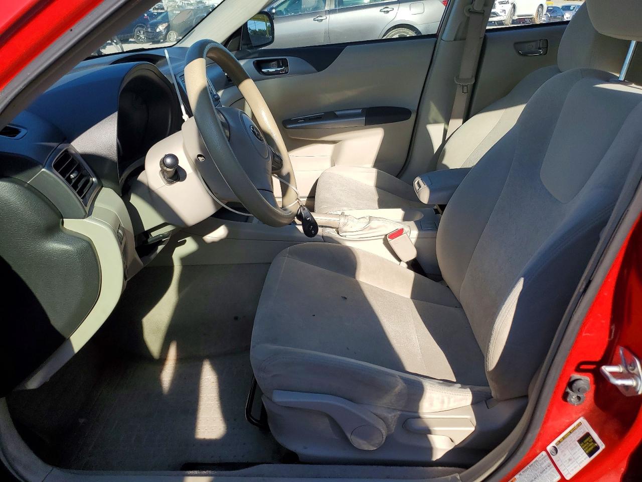 2008 Subaru Impreza 2.5i Красный vin: JF1GH61698H805074