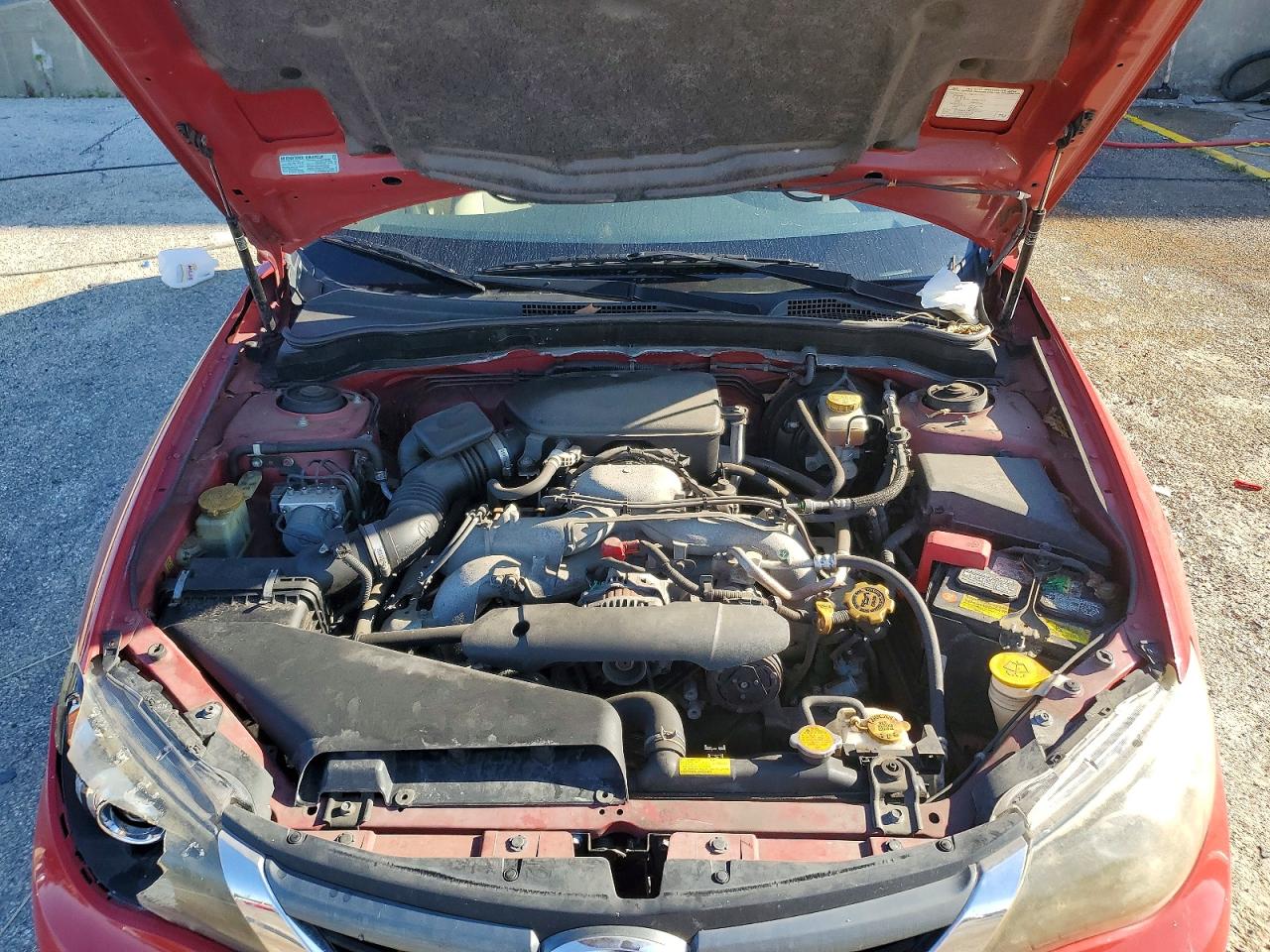 2008 Subaru Impreza 2.5i Красный vin: JF1GH61698H805074