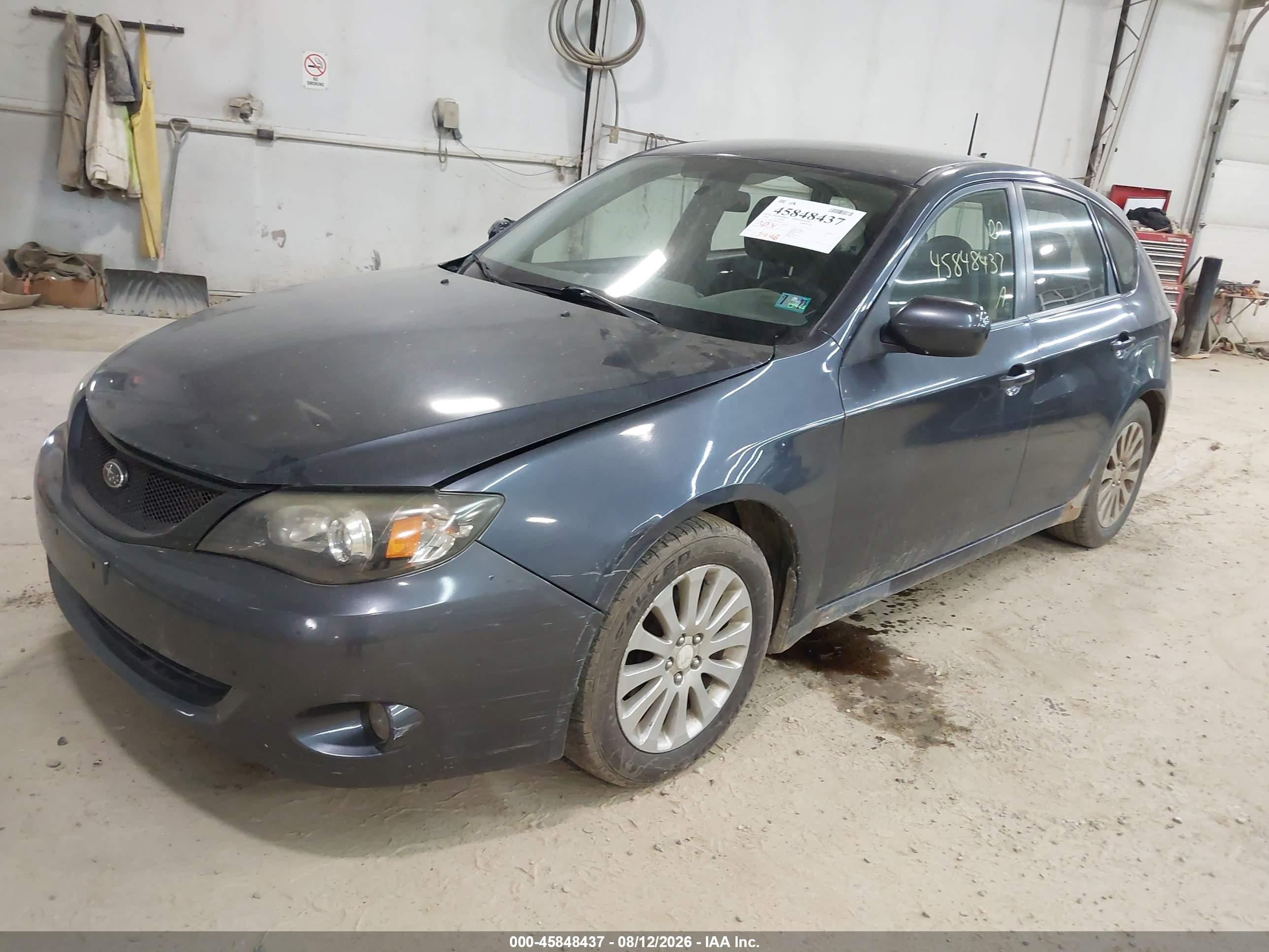 2008 Subaru Impreza 2.5i Серый vin: JF1GH61698H833697