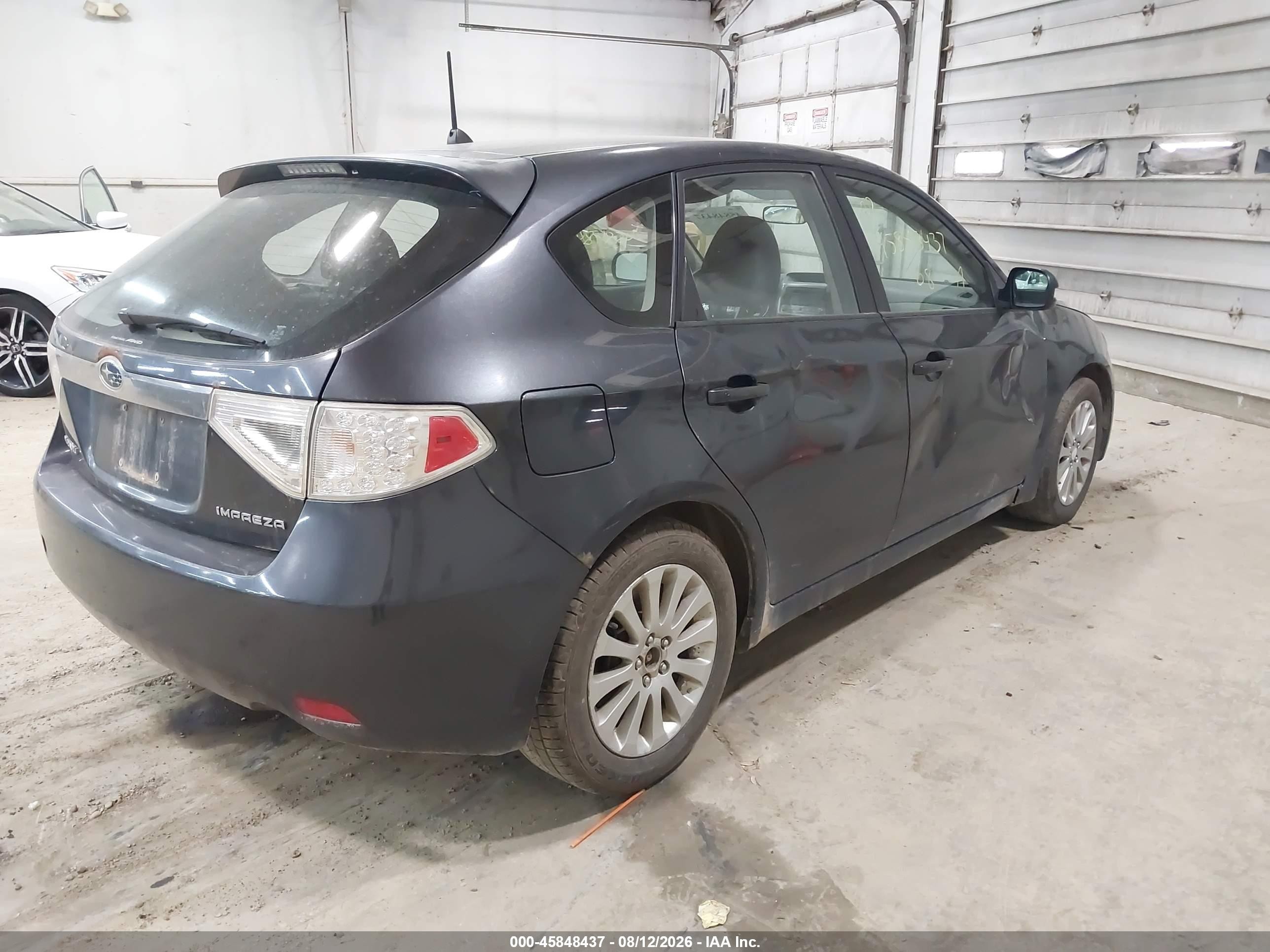 2008 Subaru Impreza 2.5i Серый vin: JF1GH61698H833697