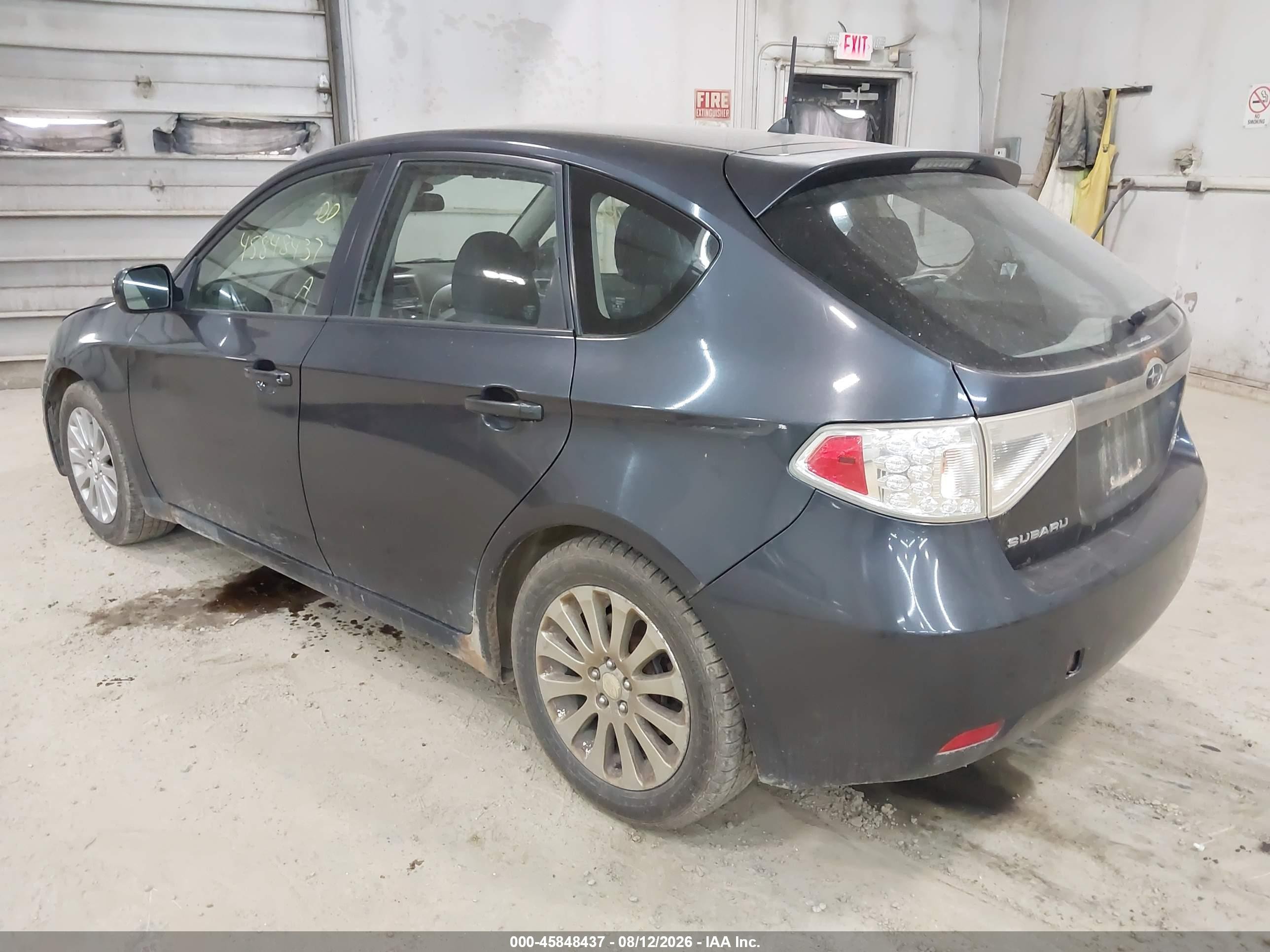 2008 Subaru Impreza 2.5i Серый vin: JF1GH61698H833697
