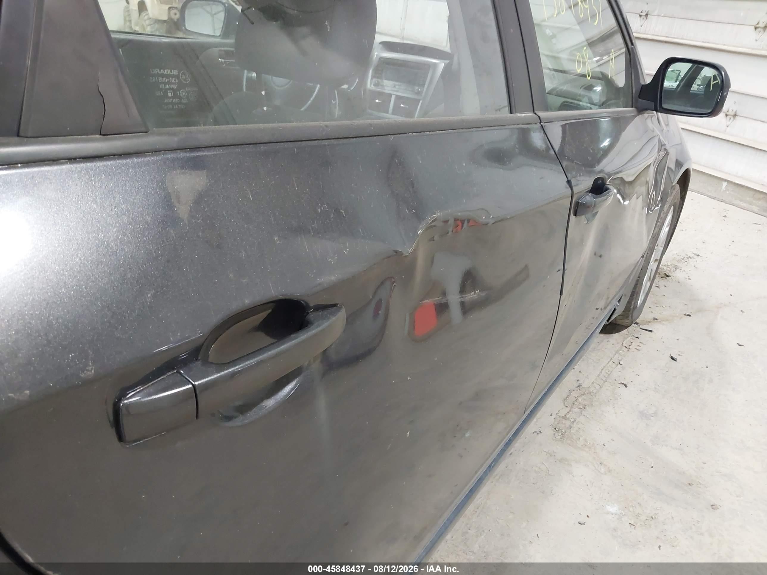 2008 Subaru Impreza 2.5i Серый vin: JF1GH61698H833697