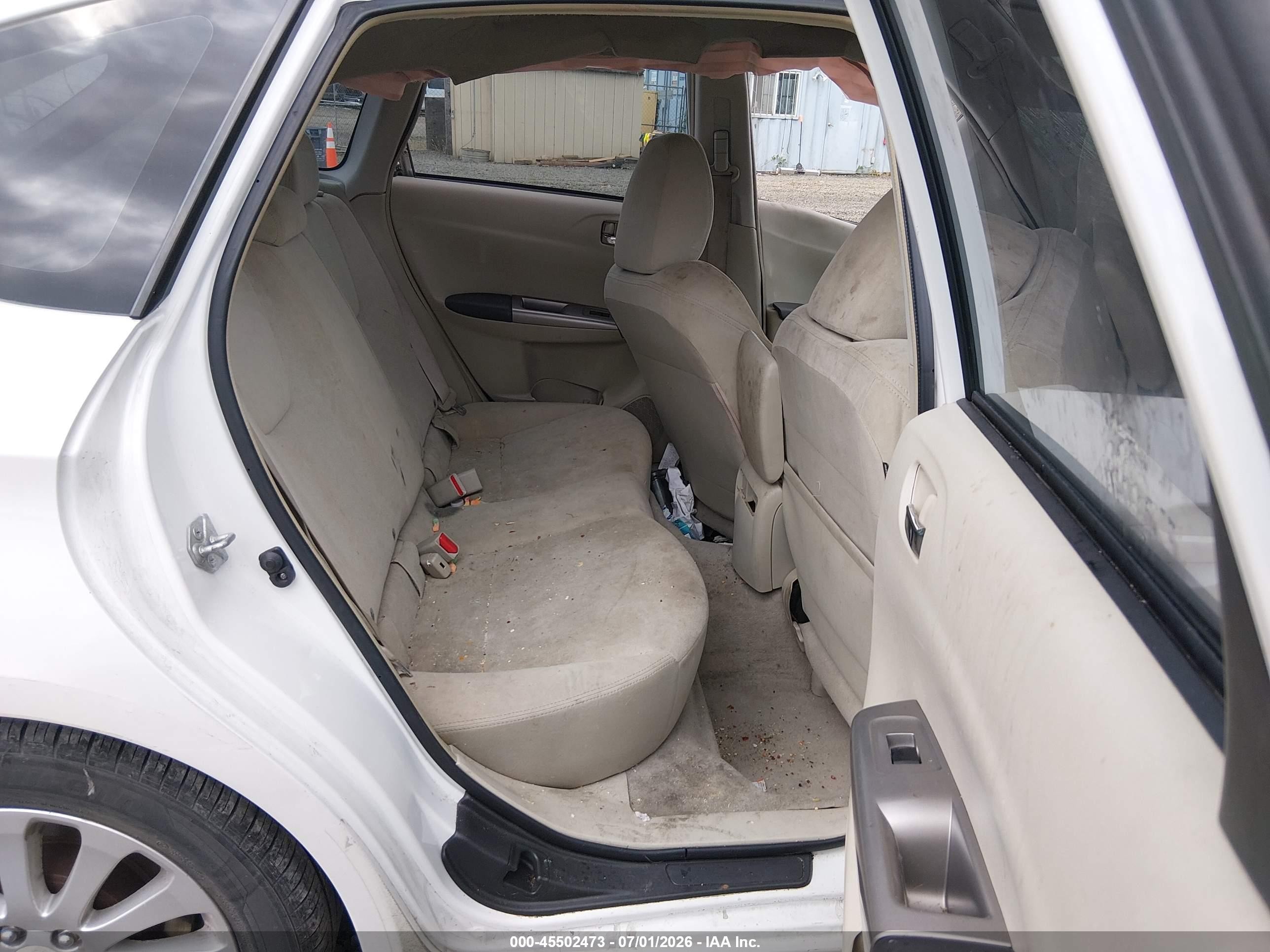2008 Subaru Impreza Wagon (natl) I W/premium Pkg White vin: JF1GH61698H835577