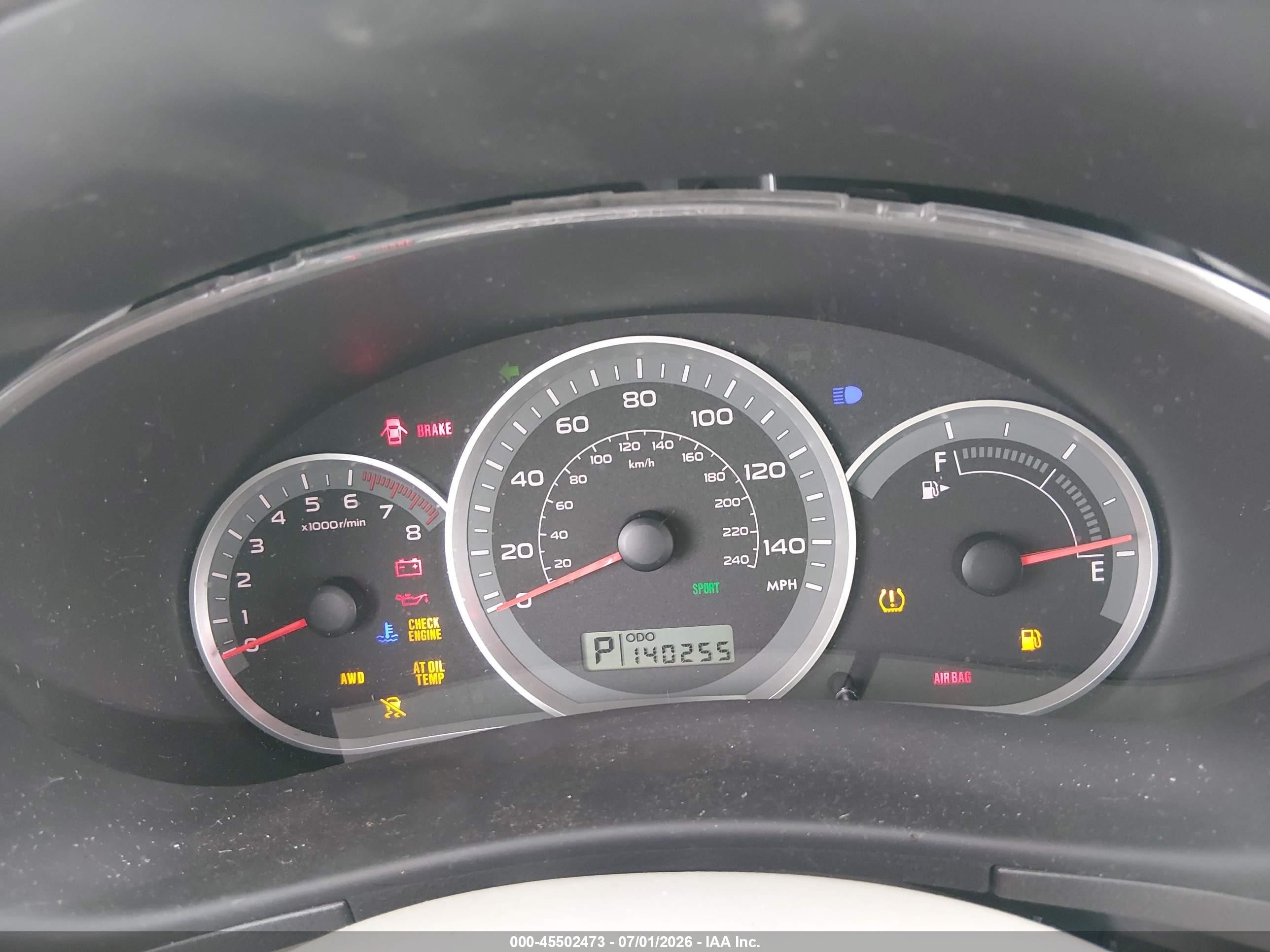 2008 Subaru Impreza Wagon (natl) I W/premium Pkg White vin: JF1GH61698H835577