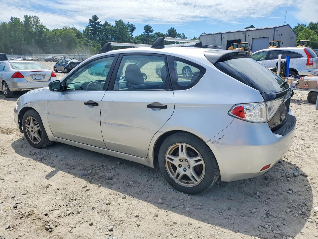 2008 Subaru Impreza 2.5i Silver vin: JF1GH61698H838172