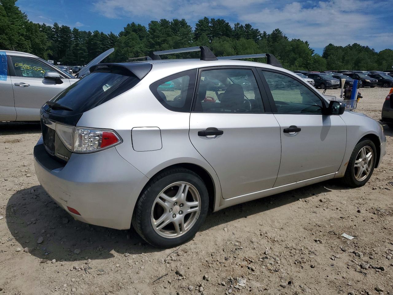 2008 Subaru Impreza 2.5i Silver vin: JF1GH61698H838172