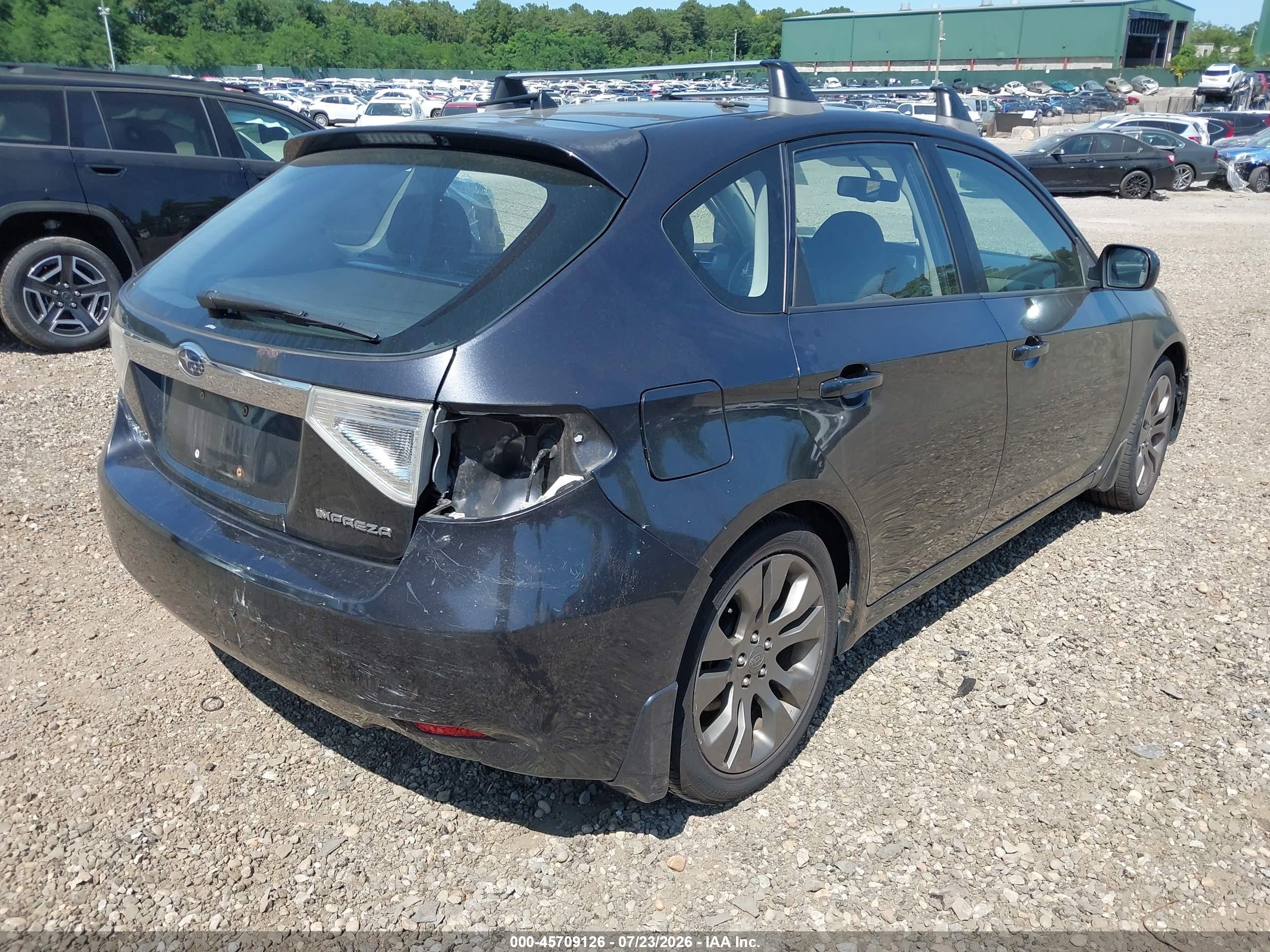 2009 Subaru Impreza 2.5i Gray vin: JF1GH61699H827271