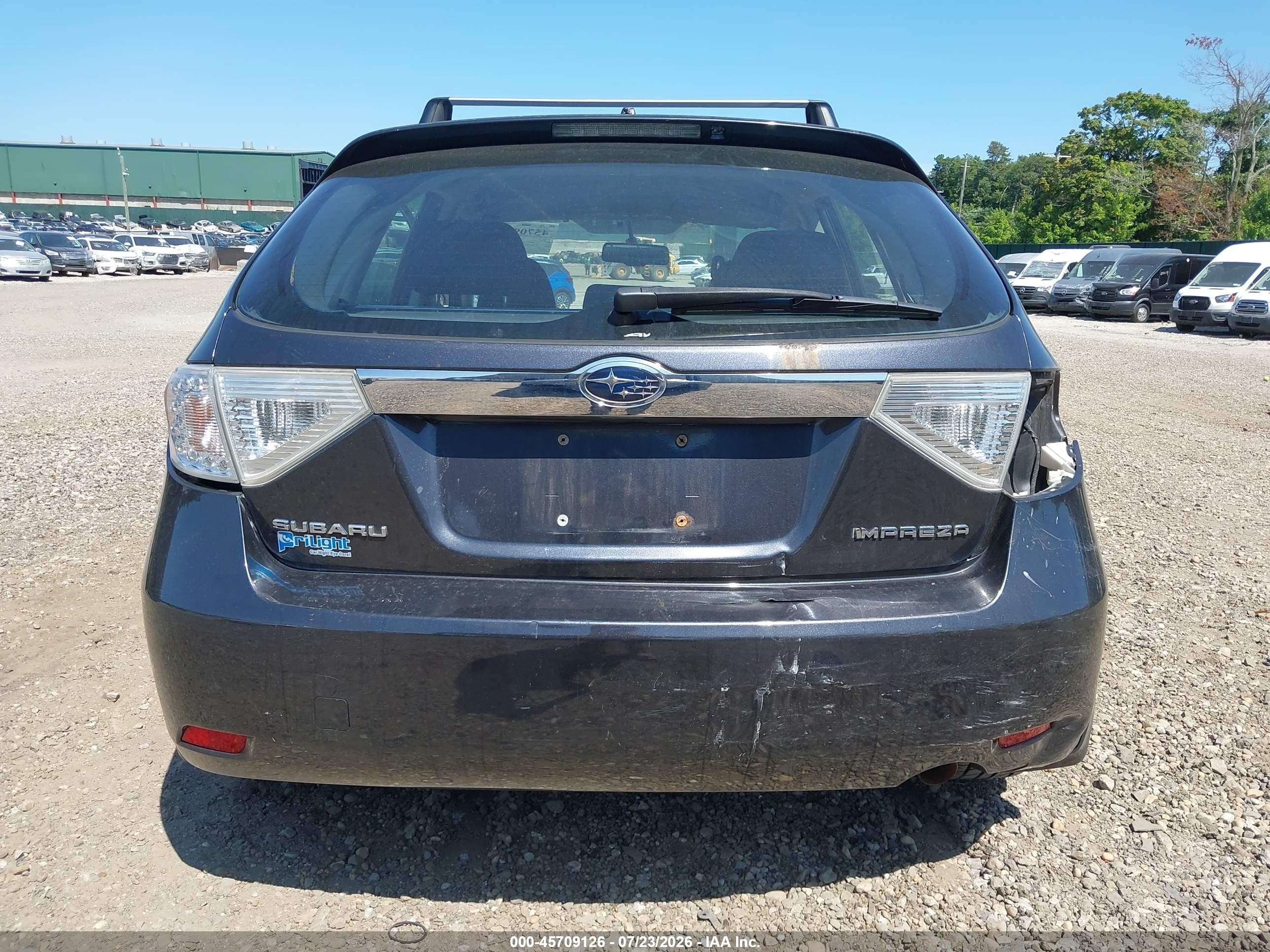 2009 Subaru Impreza 2.5i Gray vin: JF1GH61699H827271