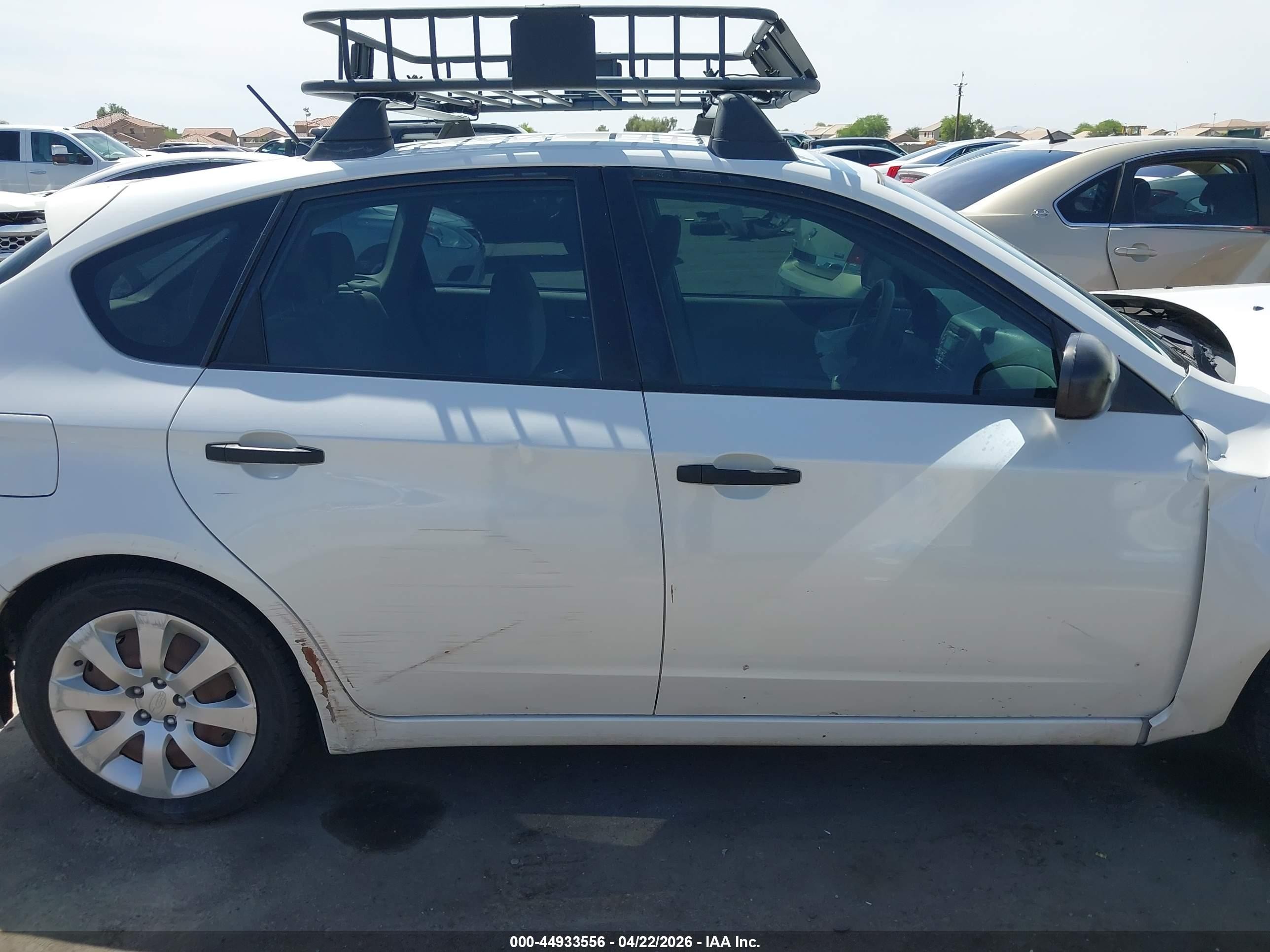 2008 Subaru Impreza 2.5i Белый vin: JF1GH616X8H814592