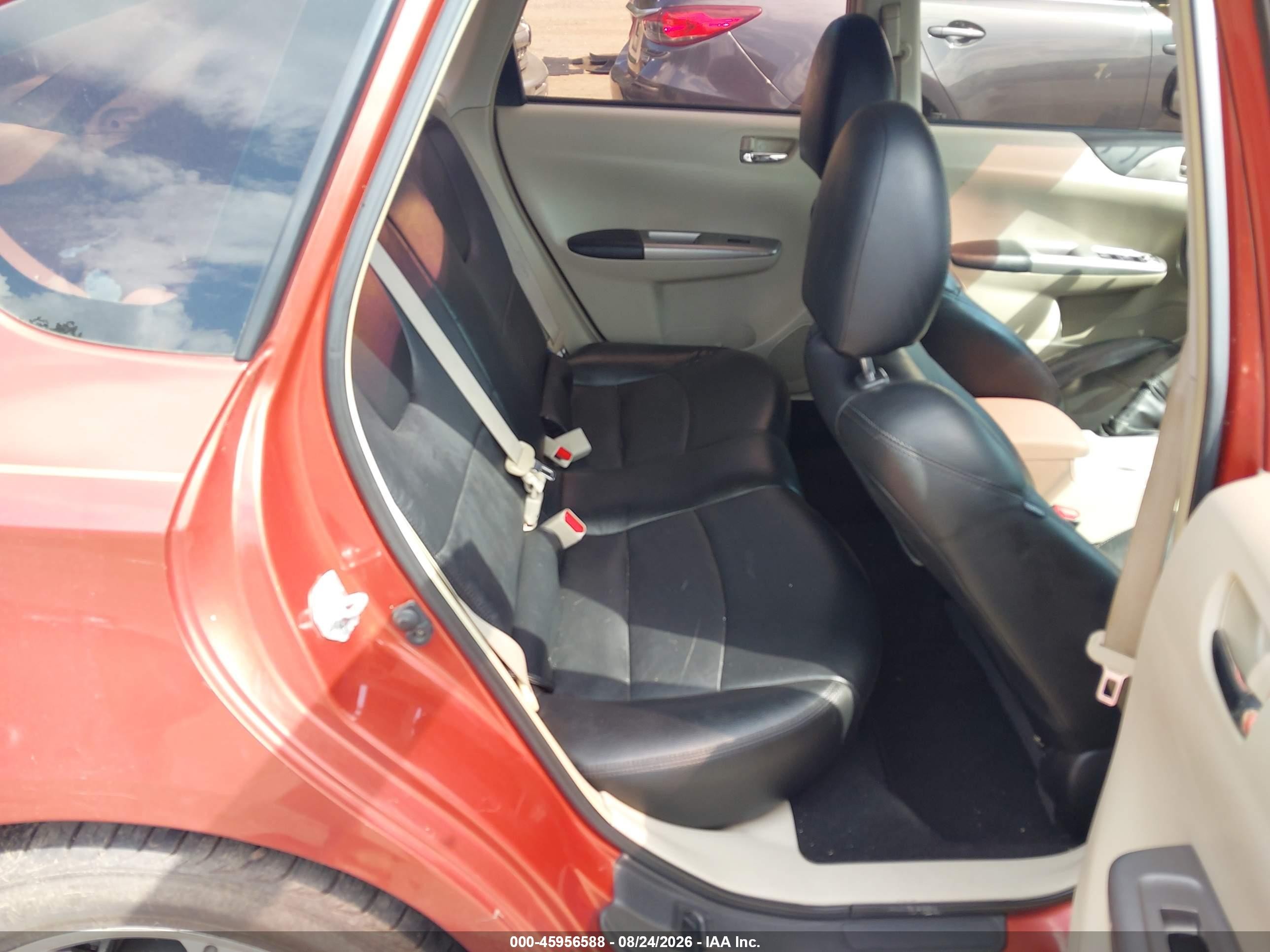 2009 Subaru Impreza 2.5i Red vin: JF1GH616X9G808301