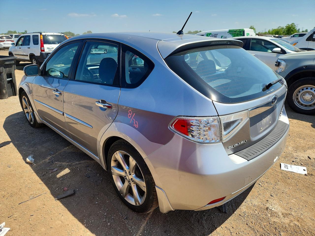 2009 Subaru Impreza Outback Sport Silver vin: JF1GH63609H816107