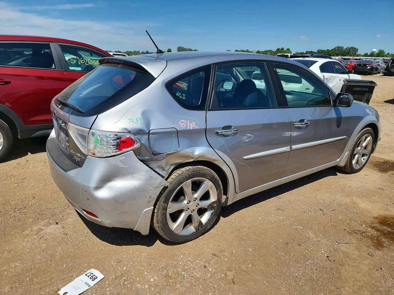 2009 Subaru Impreza Outback Sport Silver vin: JF1GH63609H816107