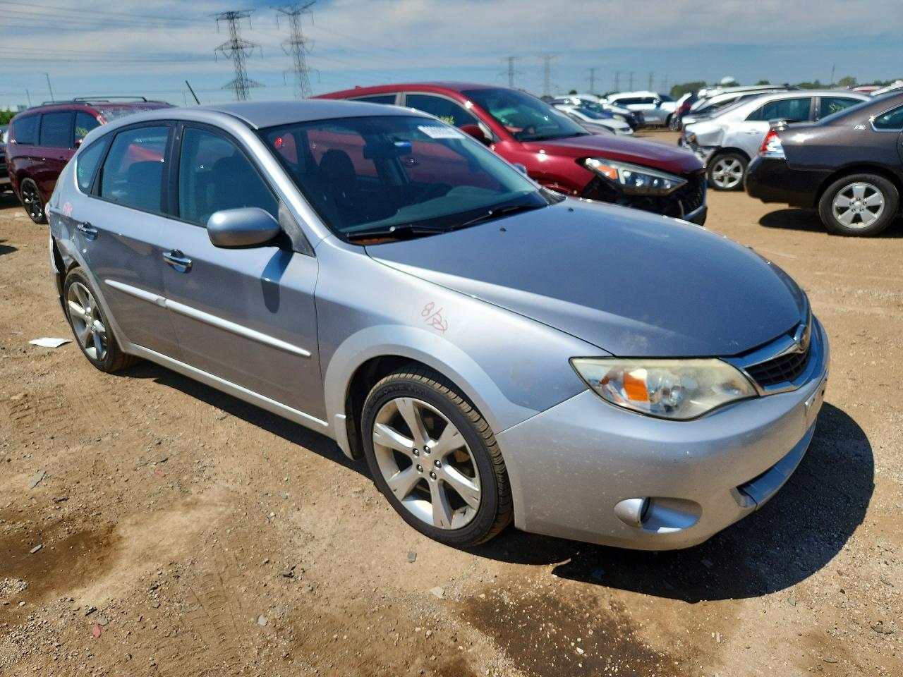 2009 Subaru Impreza Outback Sport Silver vin: JF1GH63609H816107