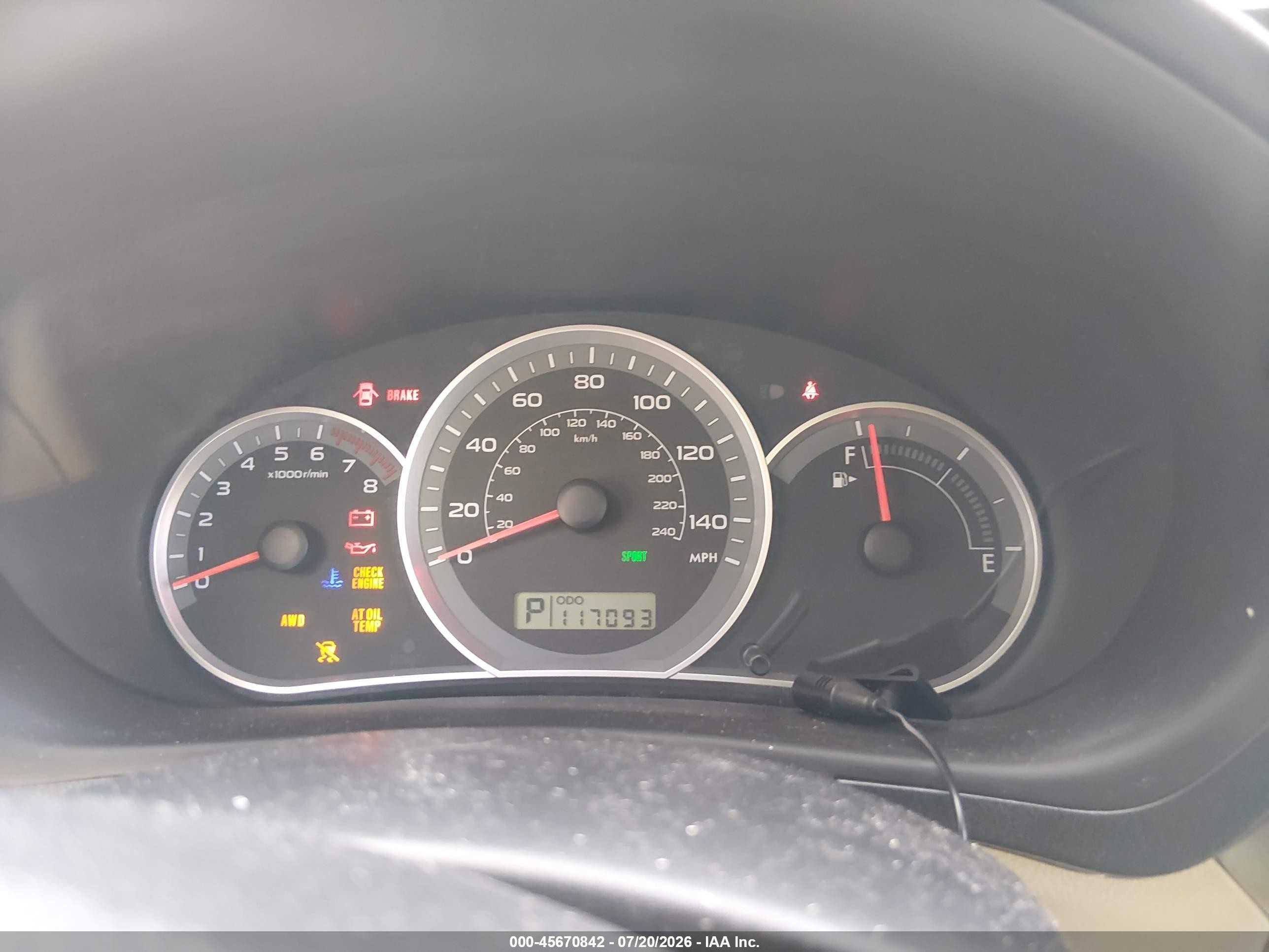 2009 Subaru Impreza Outback Sport Green vin: JF1GH63619H800076