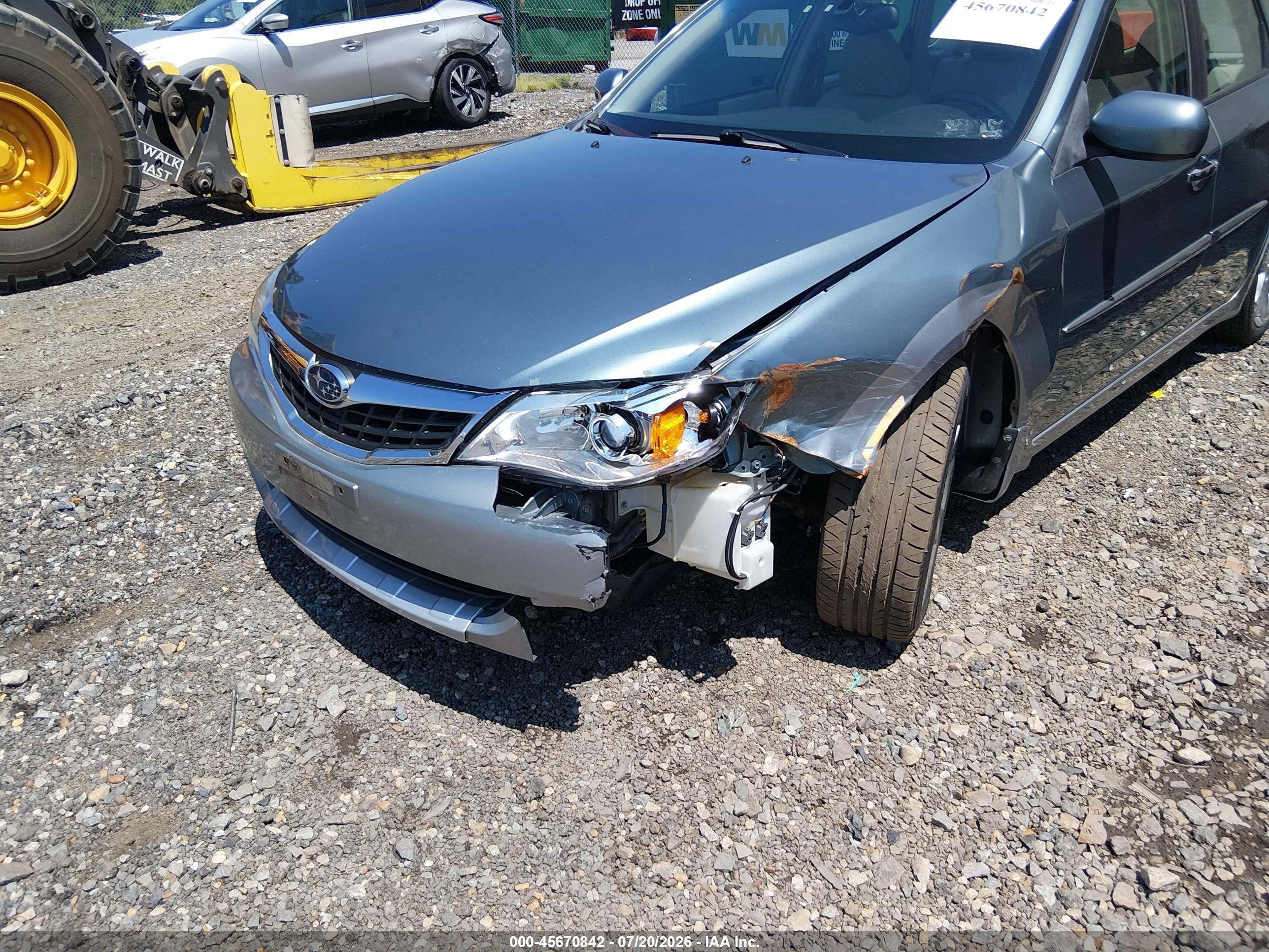 2009 Subaru Impreza Outback Sport Green vin: JF1GH63619H800076
