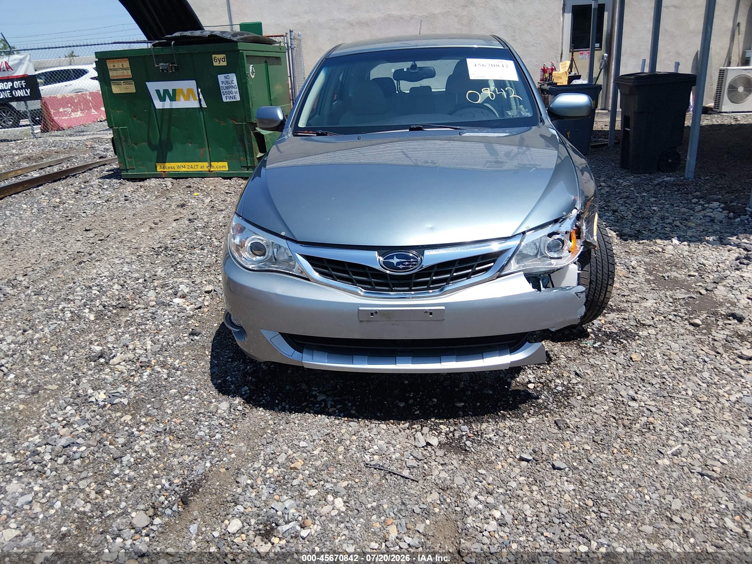 2009 Subaru Impreza Outback Sport Green vin: JF1GH63619H800076