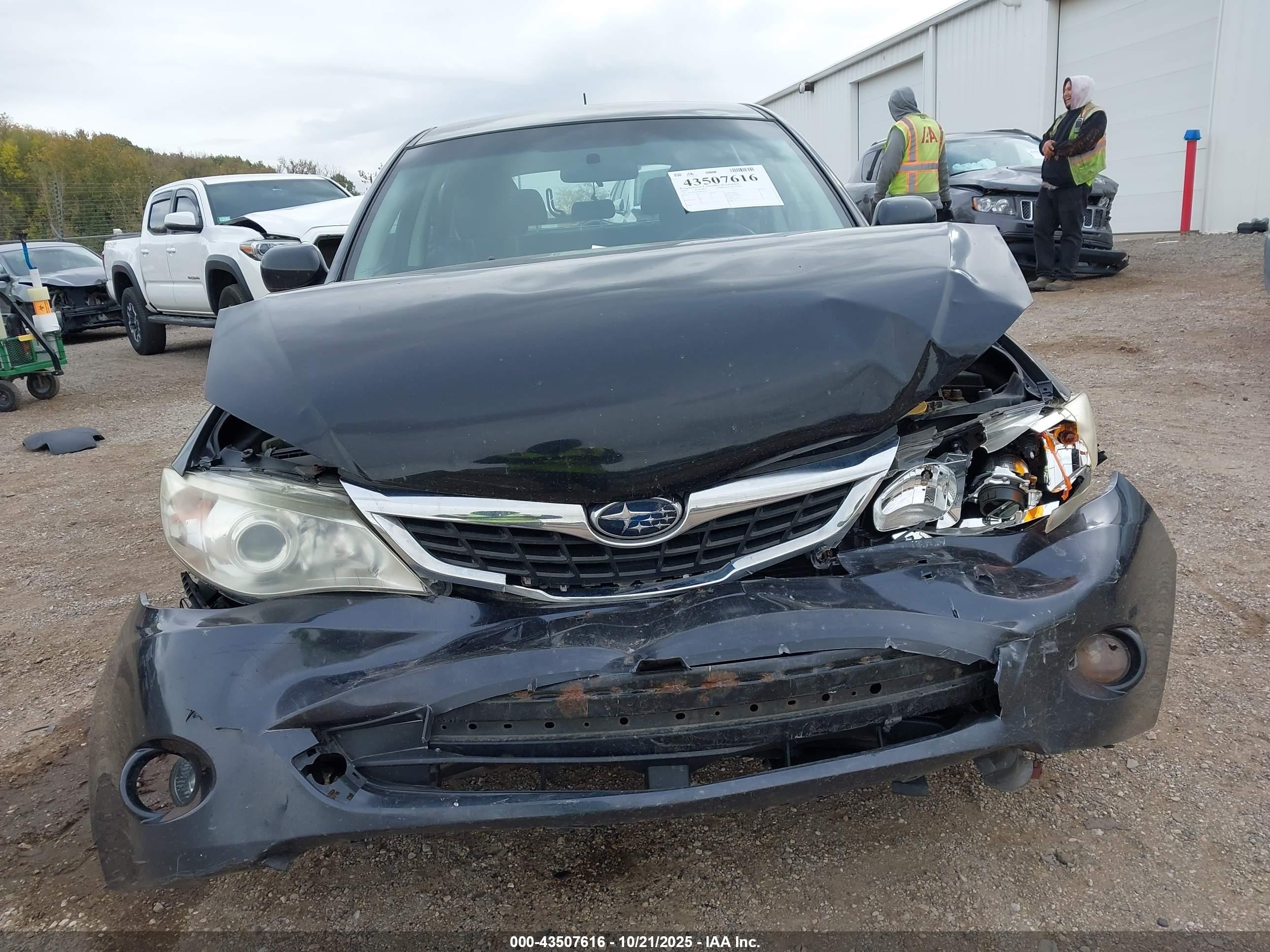 2009 Subaru Impreza Outback Sport   Black vin: JF1GH63629H824371