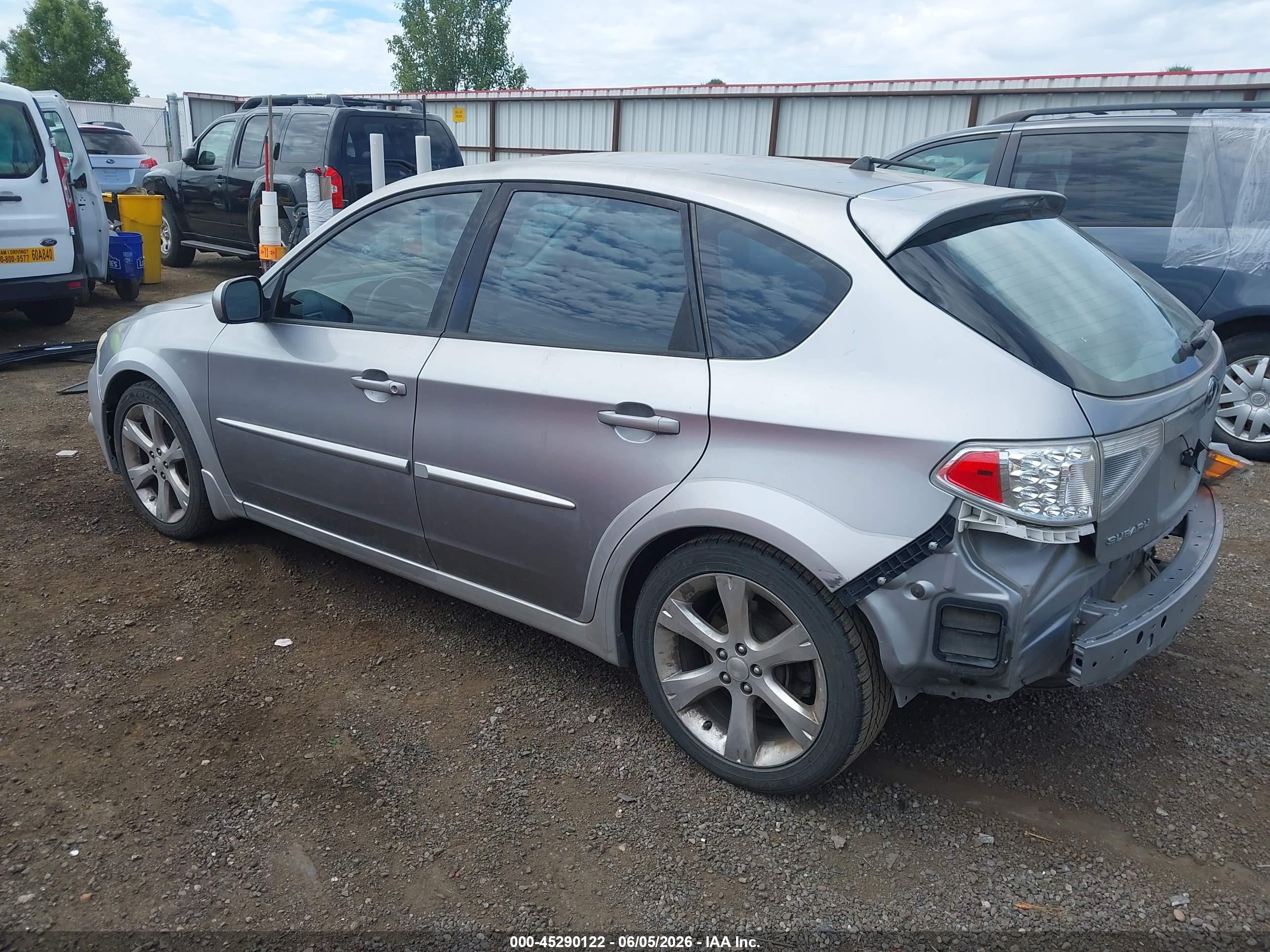 2008 Subaru Impreza Outback Sport   Silver vin: JF1GH63638H837256