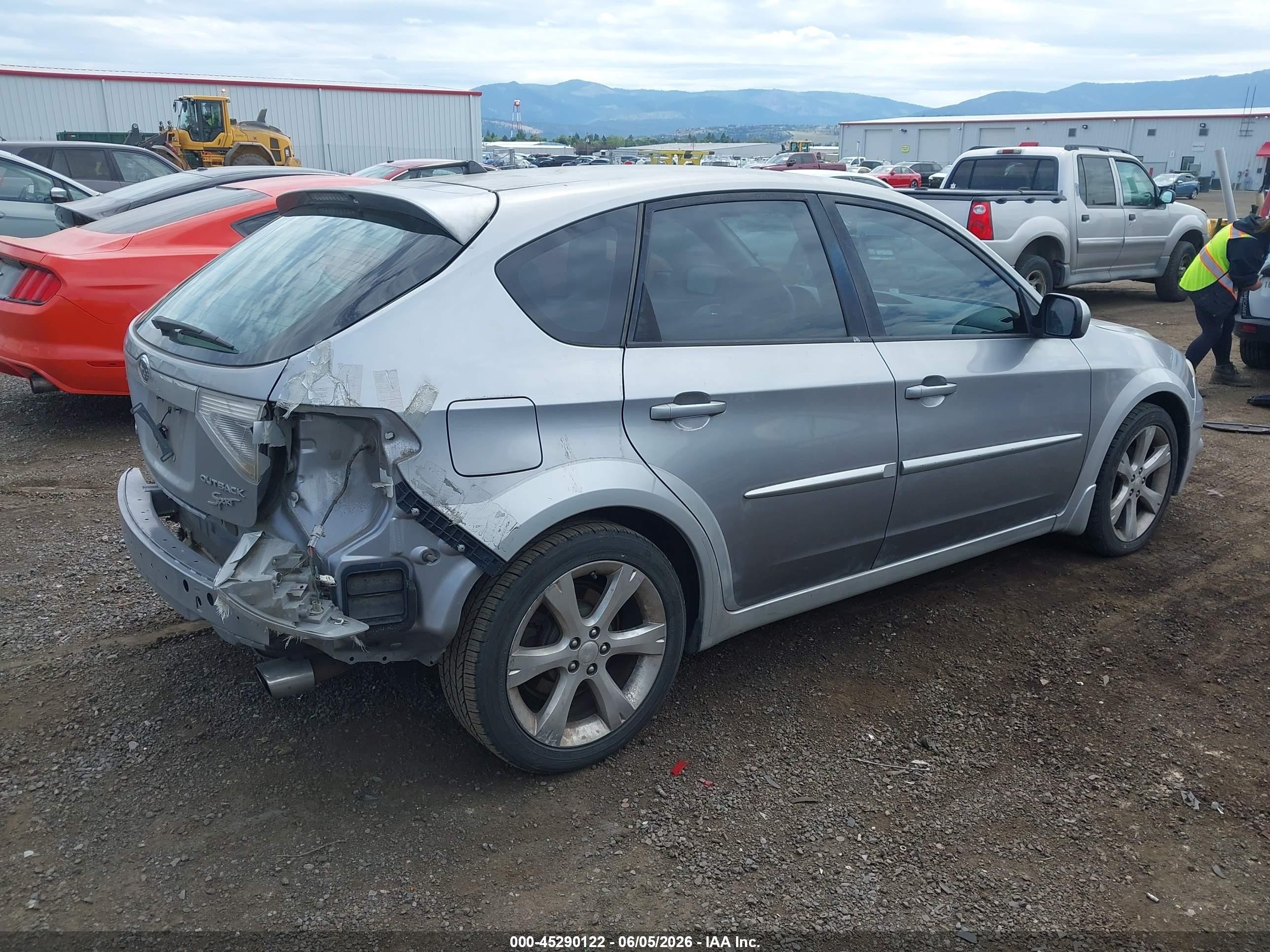 2008 Subaru Impreza Outback Sport   Silver vin: JF1GH63638H837256