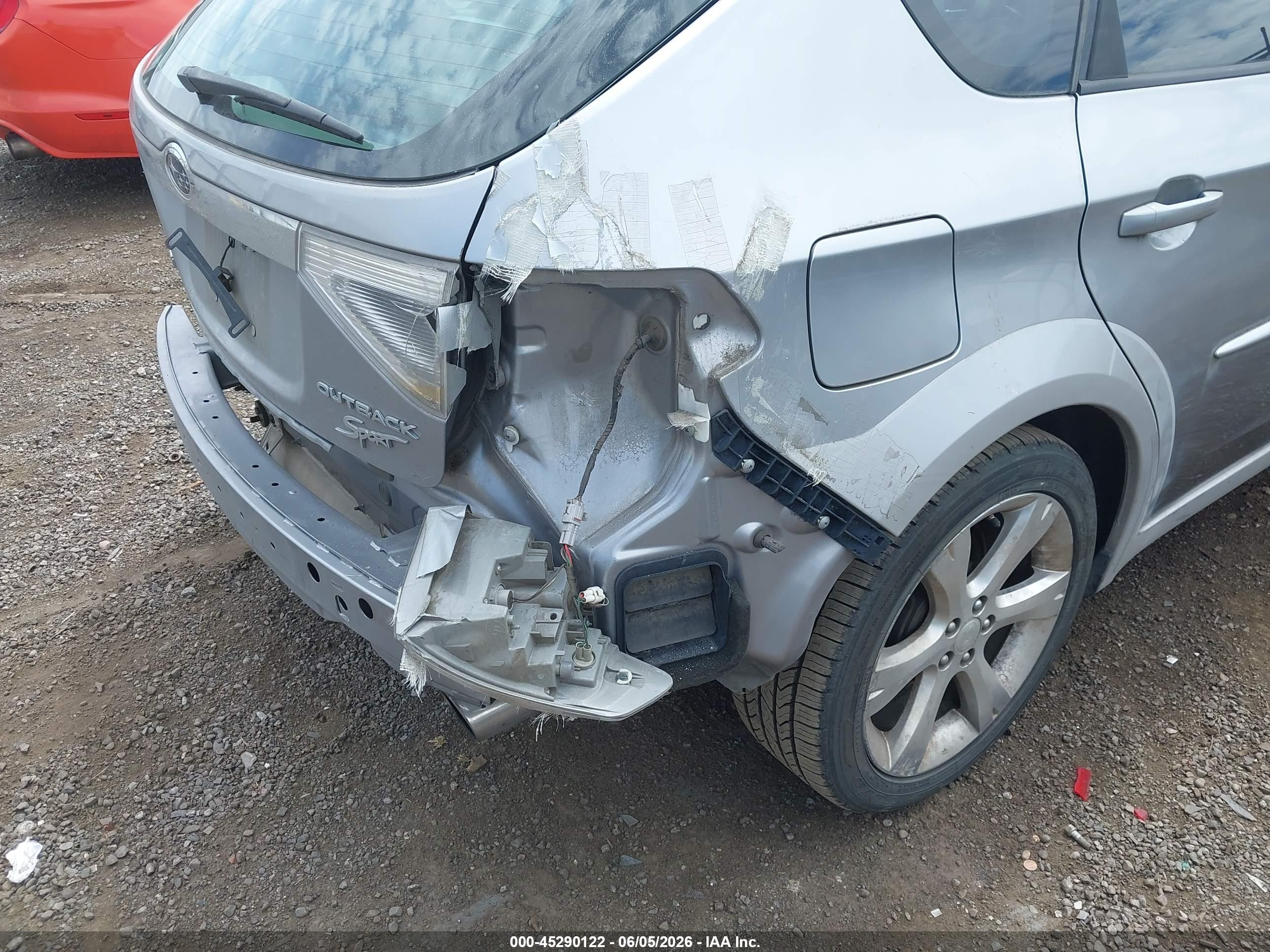 2008 Subaru Impreza Outback Sport   Silver vin: JF1GH63638H837256