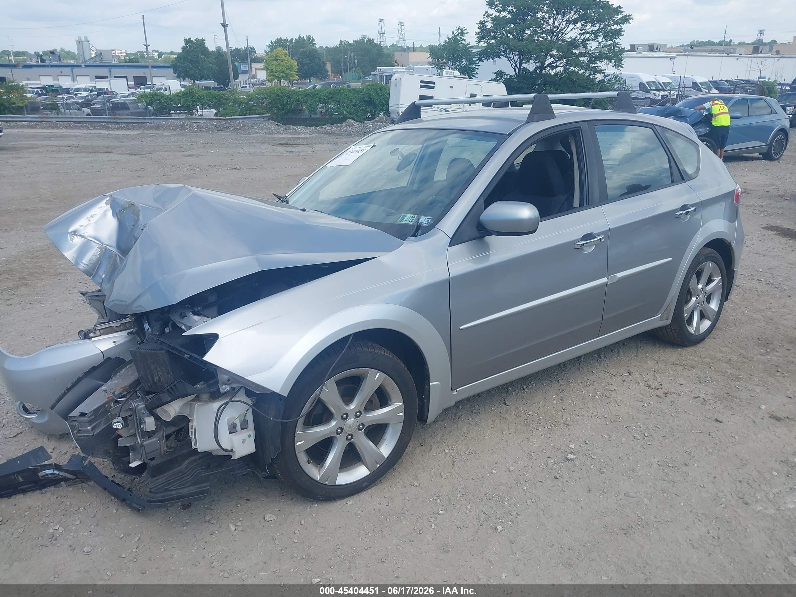 2009 Subaru Impreza Outback Sport   Silver vin: JF1GH63639H816926